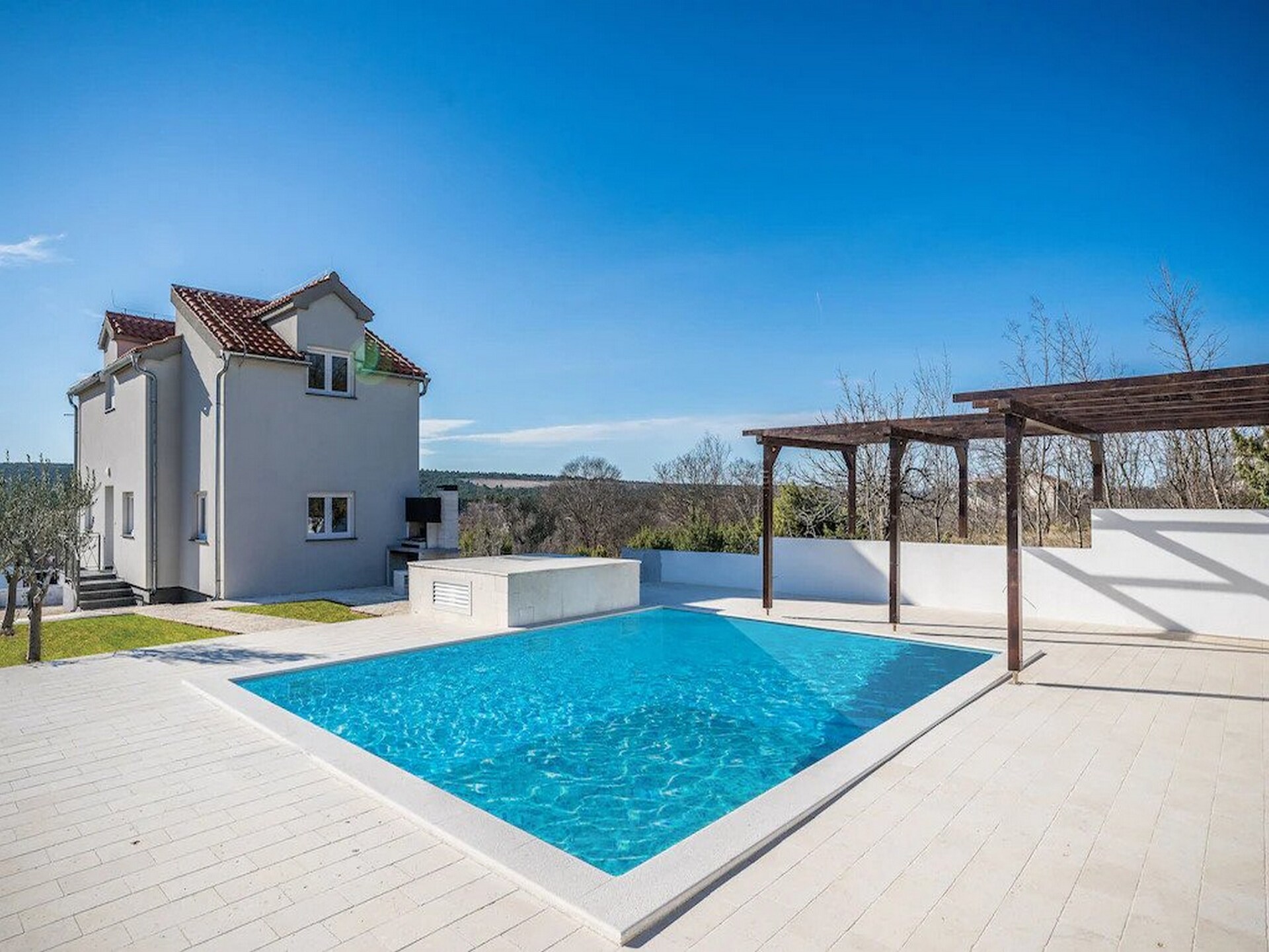 Villa Camellia: Fijne villa met privézwembad op 200m van strand in Kruševo - foto 21