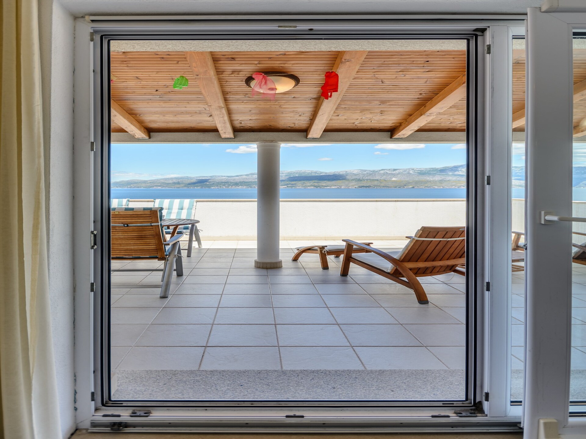 Zonsondergang appartement met balkon en panoramisch zeezicht in Postira - foto 15