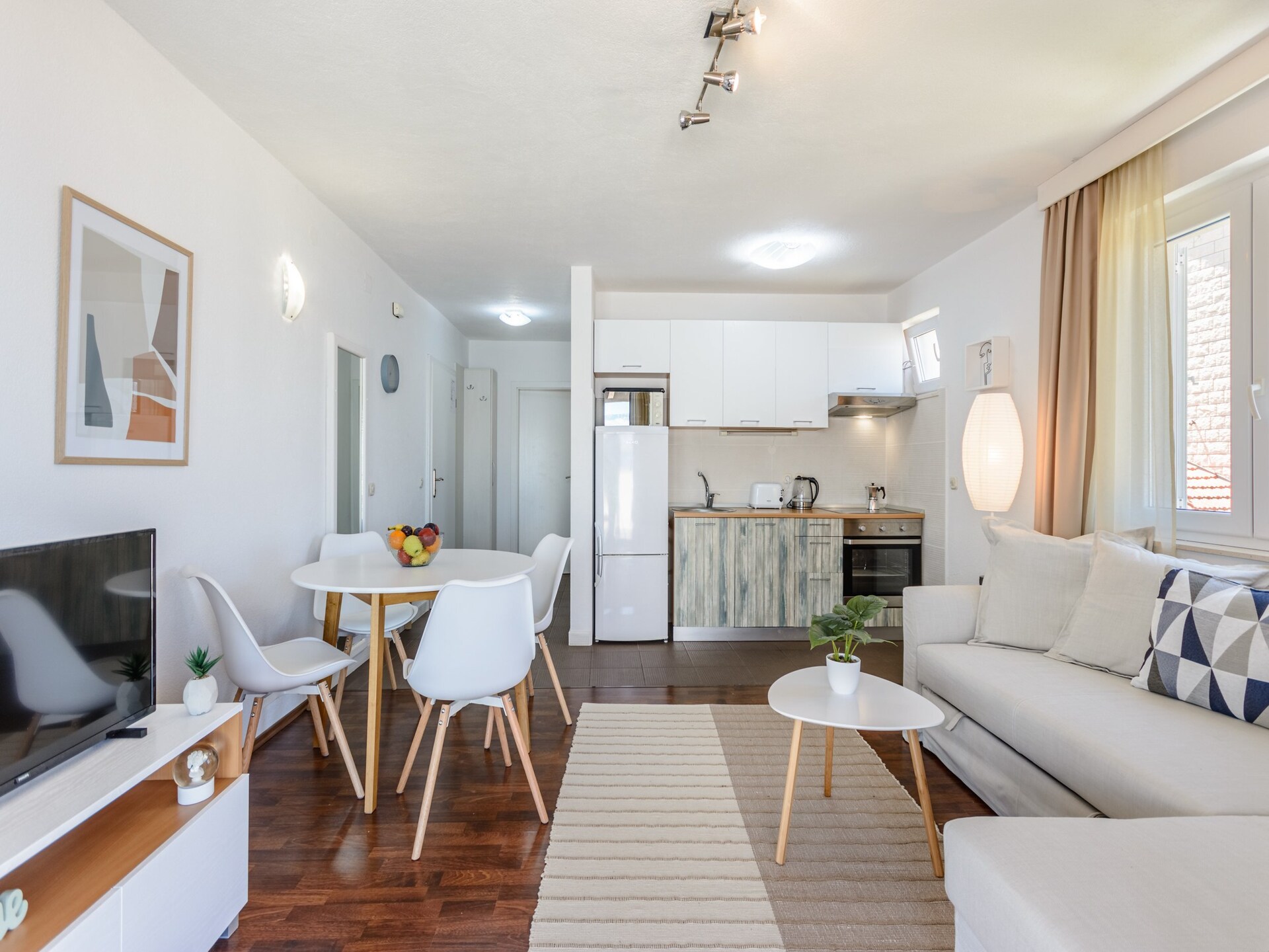 Zonsondergang appartement met balkon en panoramisch zeezicht in Postira - foto 4