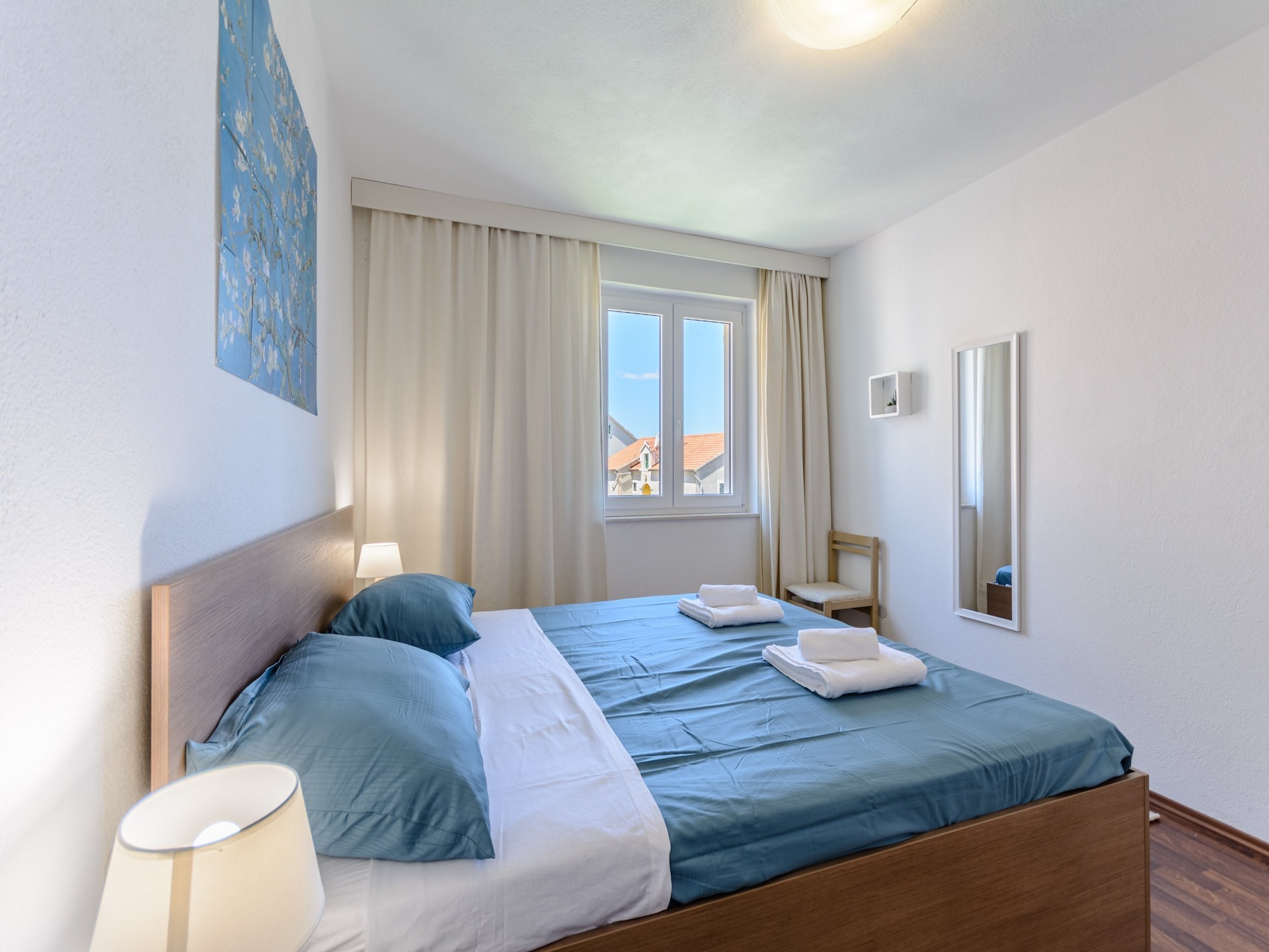 Zonsondergang appartement met balkon en panoramisch zeezicht in Postira - foto 9