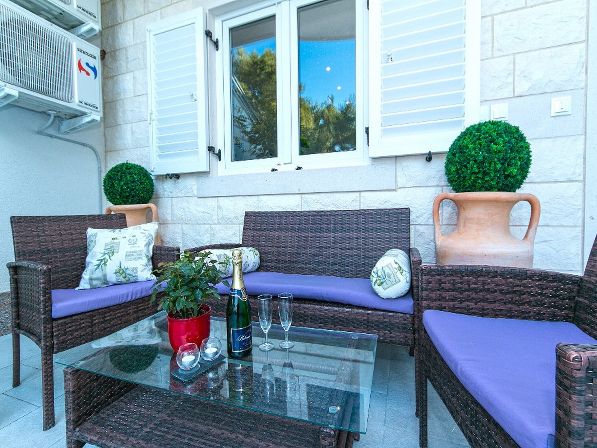 Licht appartement met terras in rustige baai van Brela - foto 23