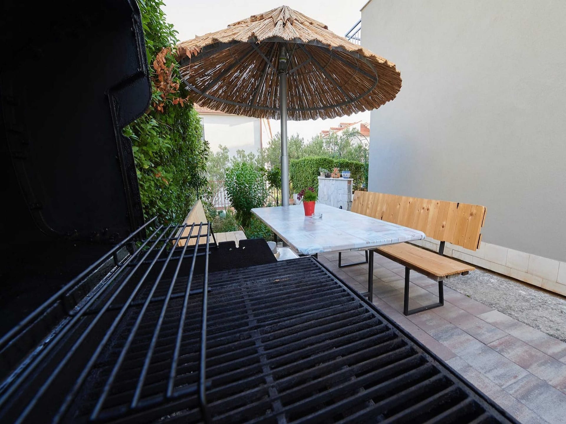 Aan het strand: Studio appartement in Kastel Stafilic voor 4 personen - foto 7