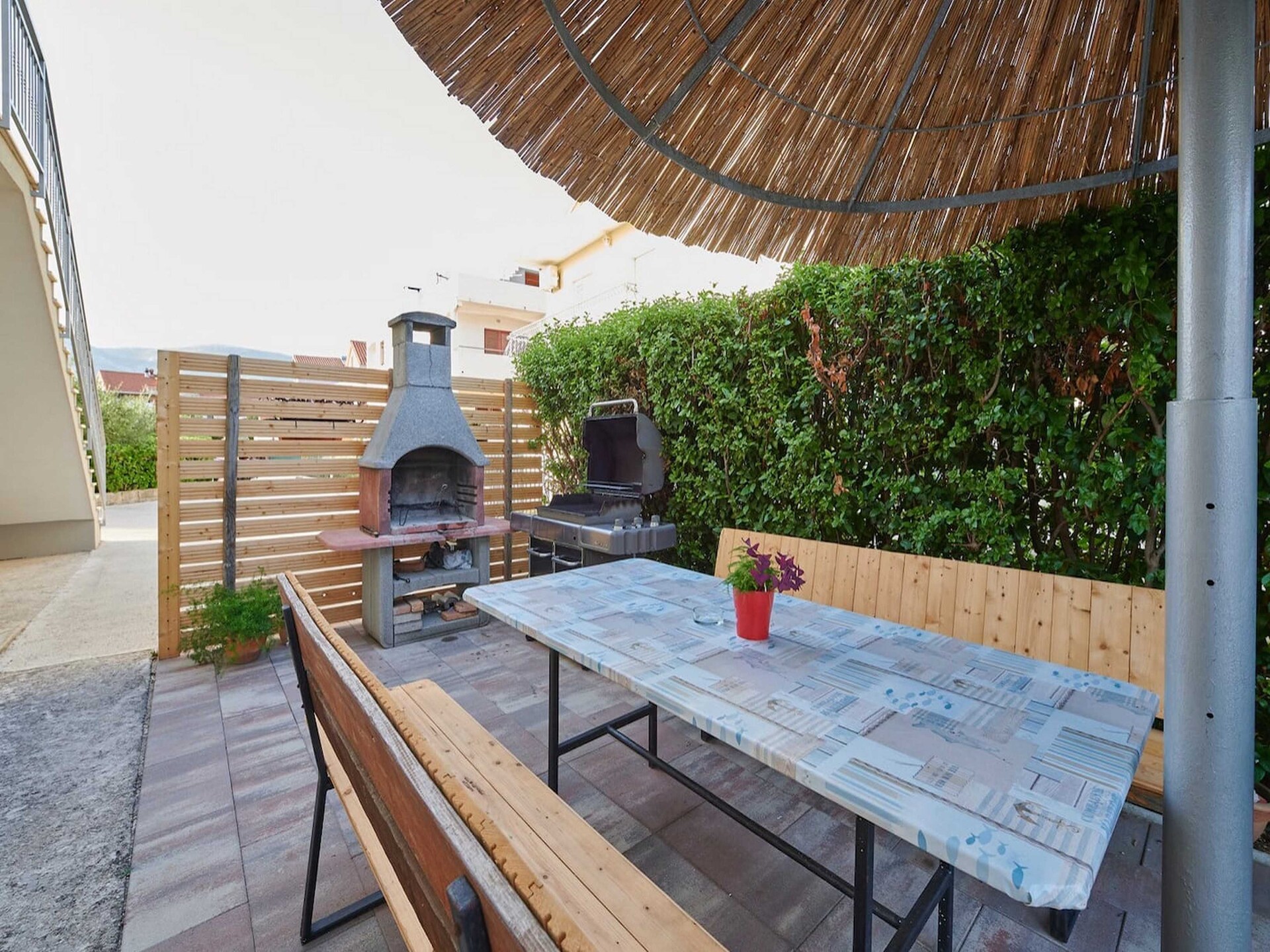 Aan het strand: Studio appartement in Kastel Stafilic voor 4 personen - foto 14
