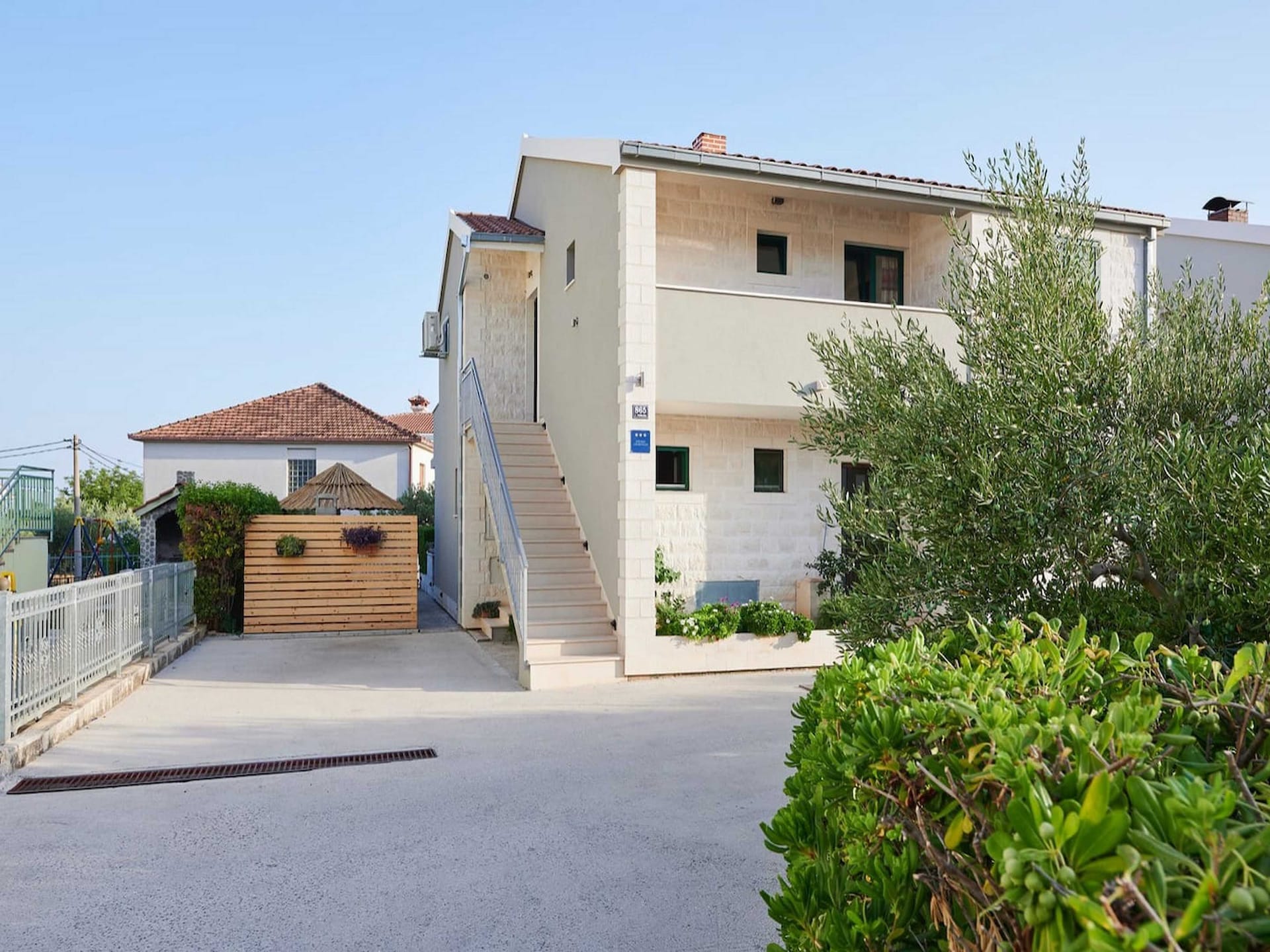 Aan het strand: Studio appartement in Kastel Stafilic voor 4 personen - foto 15