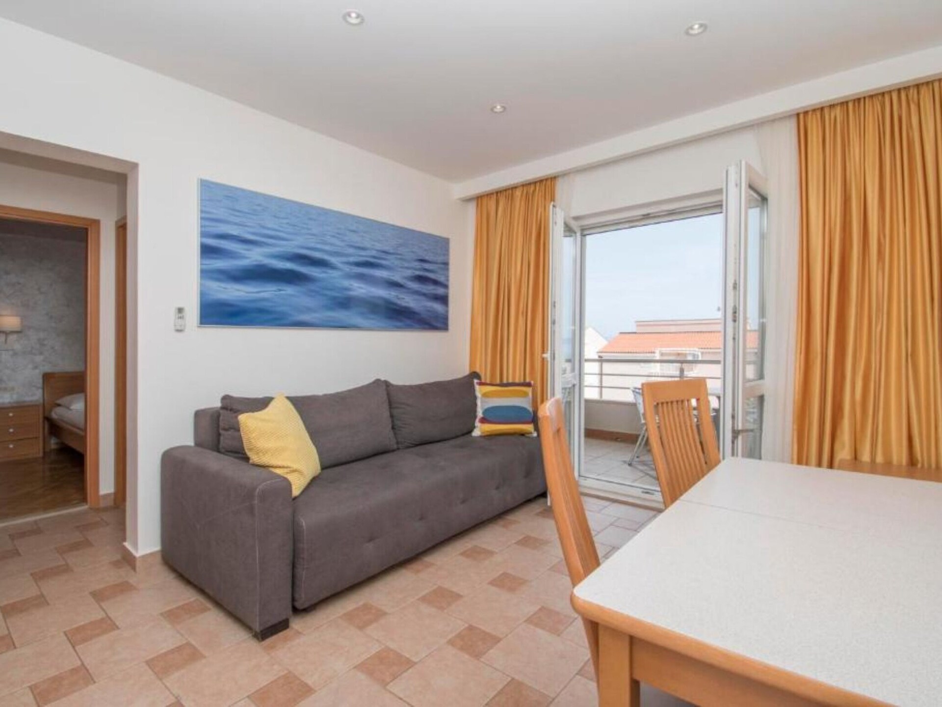 Op 300 m van het strand: appartement met zeezicht in Tucepi - foto 11