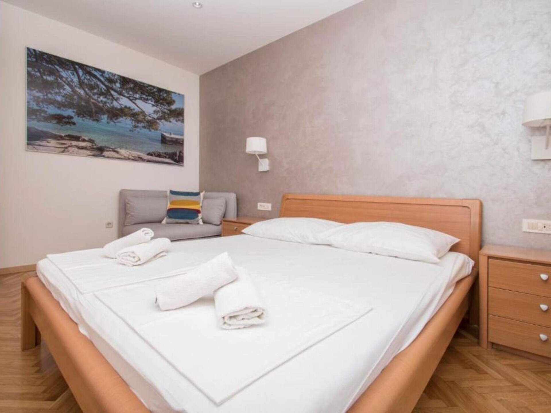 Op 300 m van het strand: appartement met zeezicht in Tucepi - foto 13