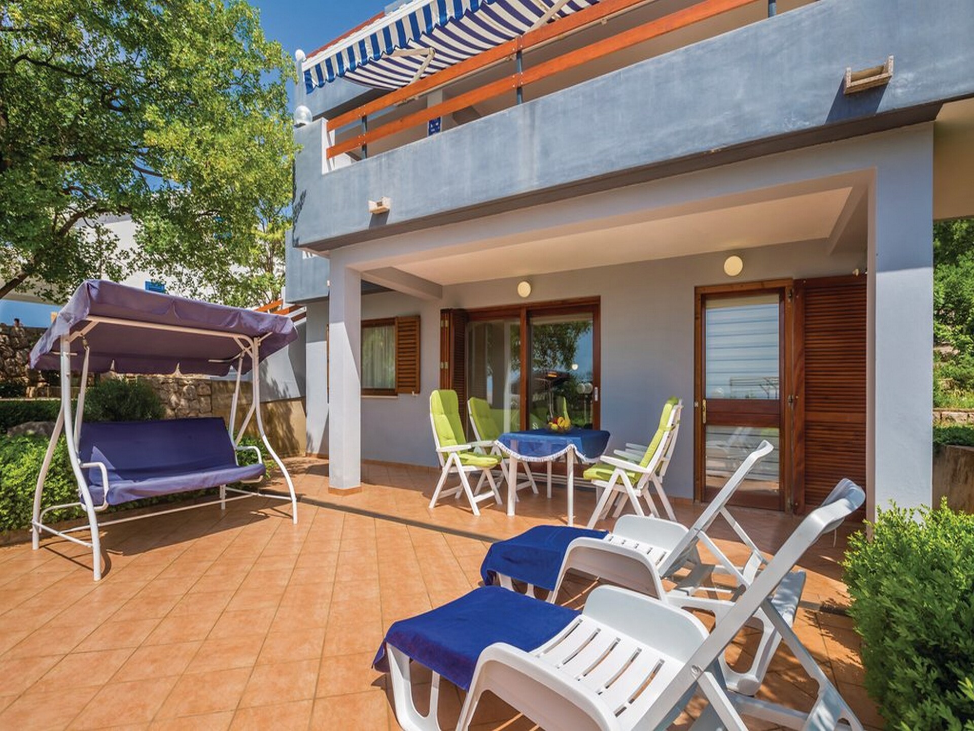 Studio met zeezicht en terras in Cesarica bij Karlobag - foto 35