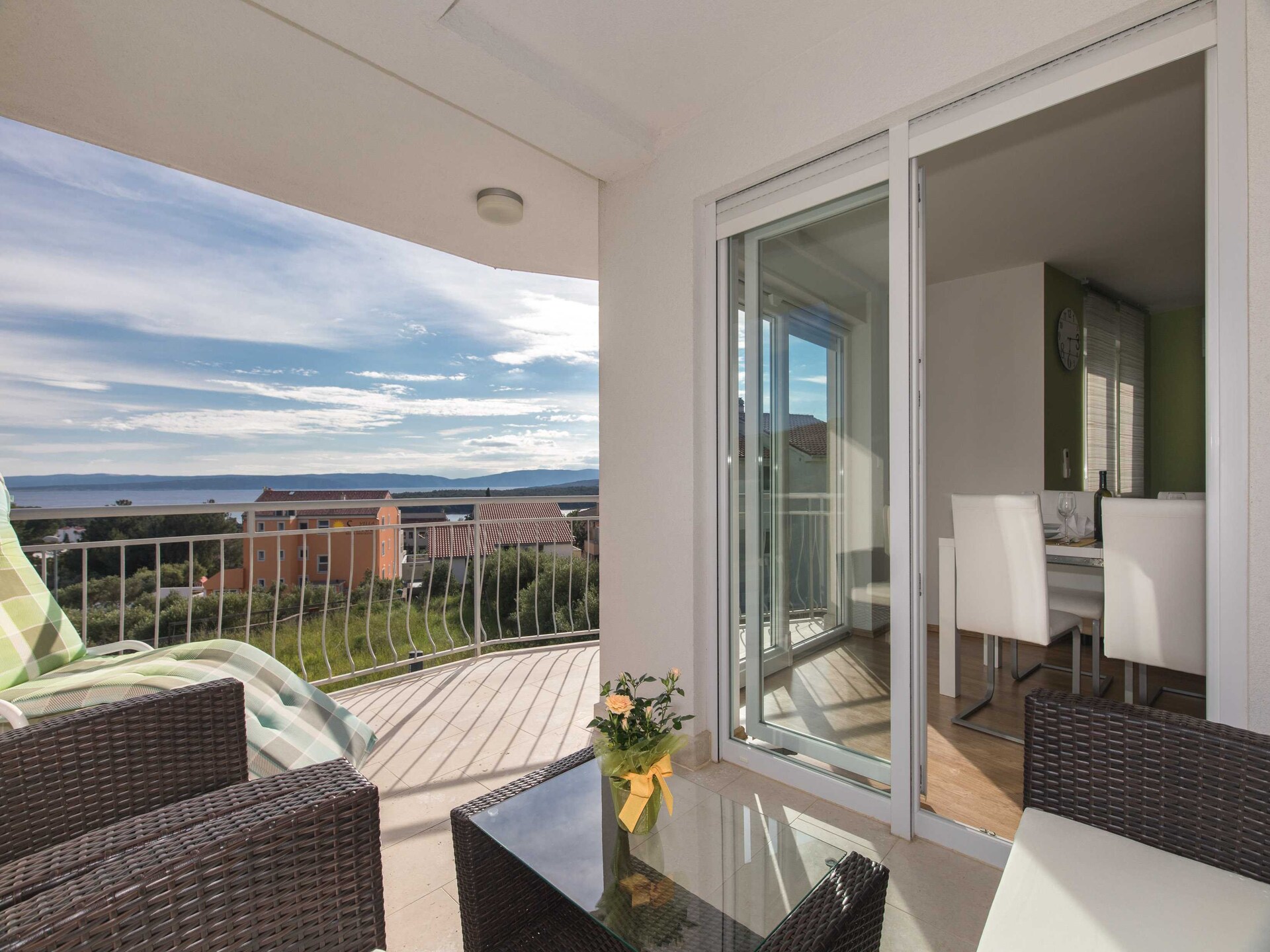Appartement met zeezicht en balkon in Punat, vlakbij strand - foto 17