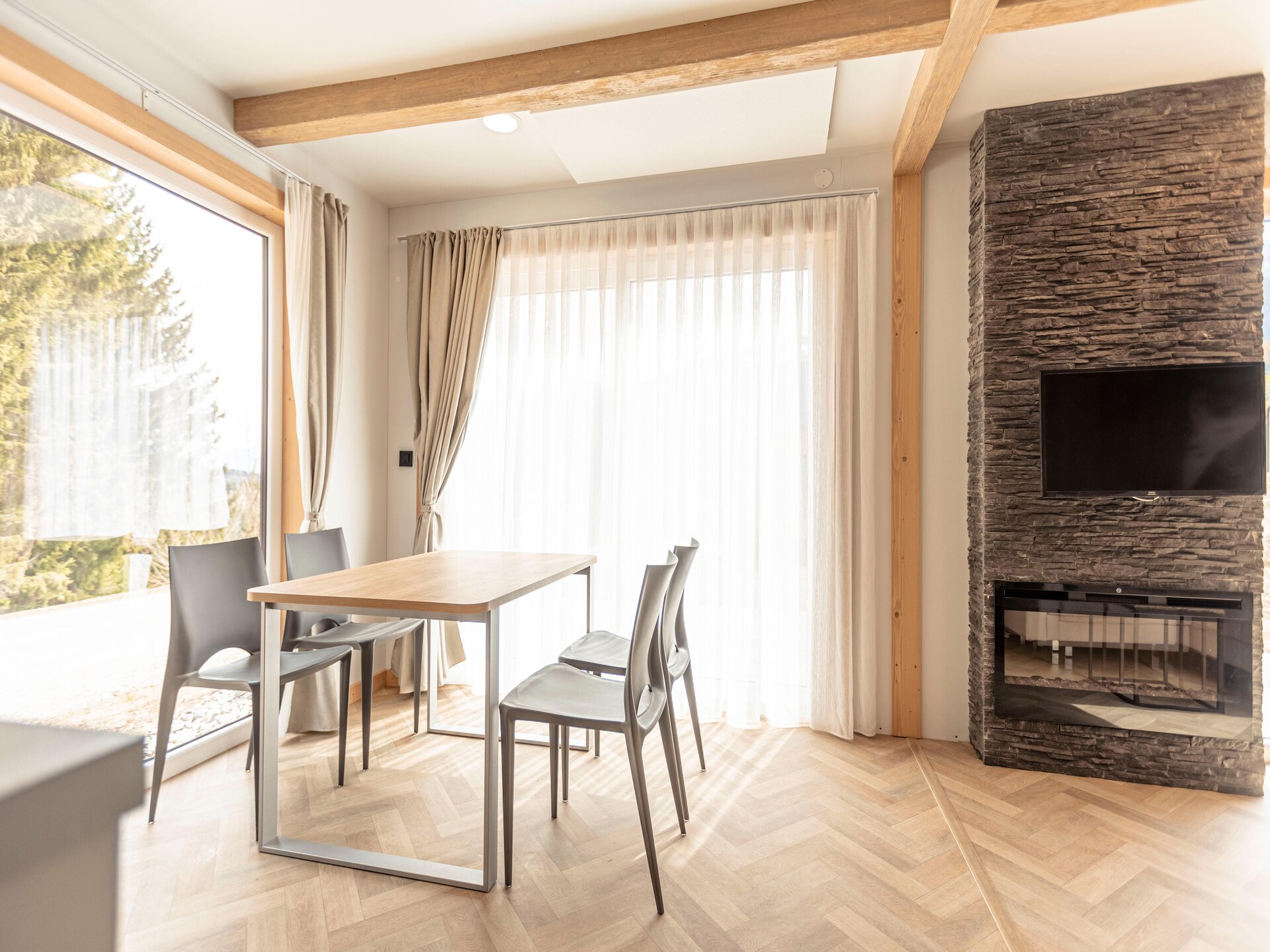 Modern vrijstaand chalet voor 6 aan de bosrand bij Nassfeld - foto 3