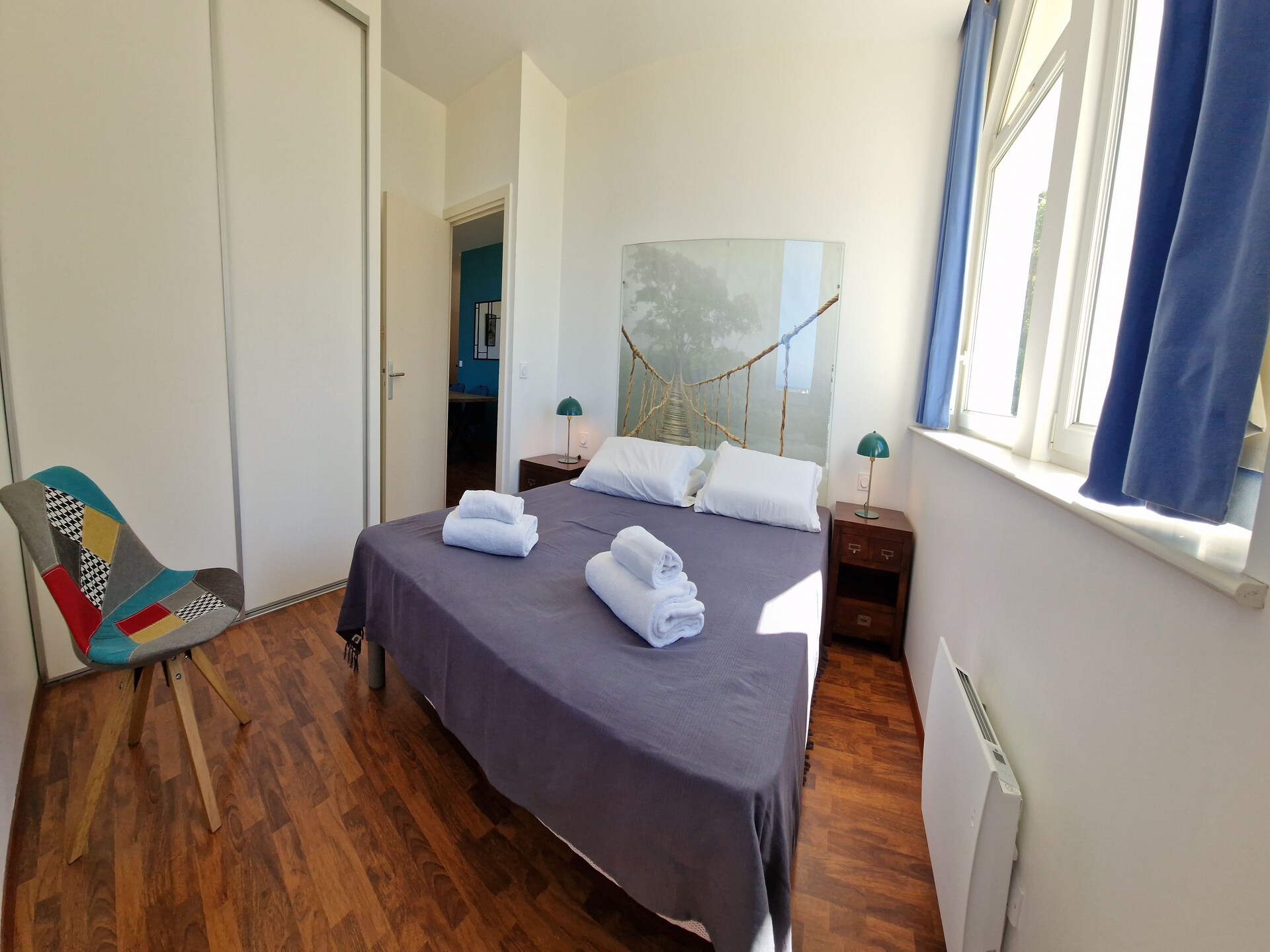 Licht appartement met zeezicht op de heuvels van Primel, vlakbij het strand - foto 7