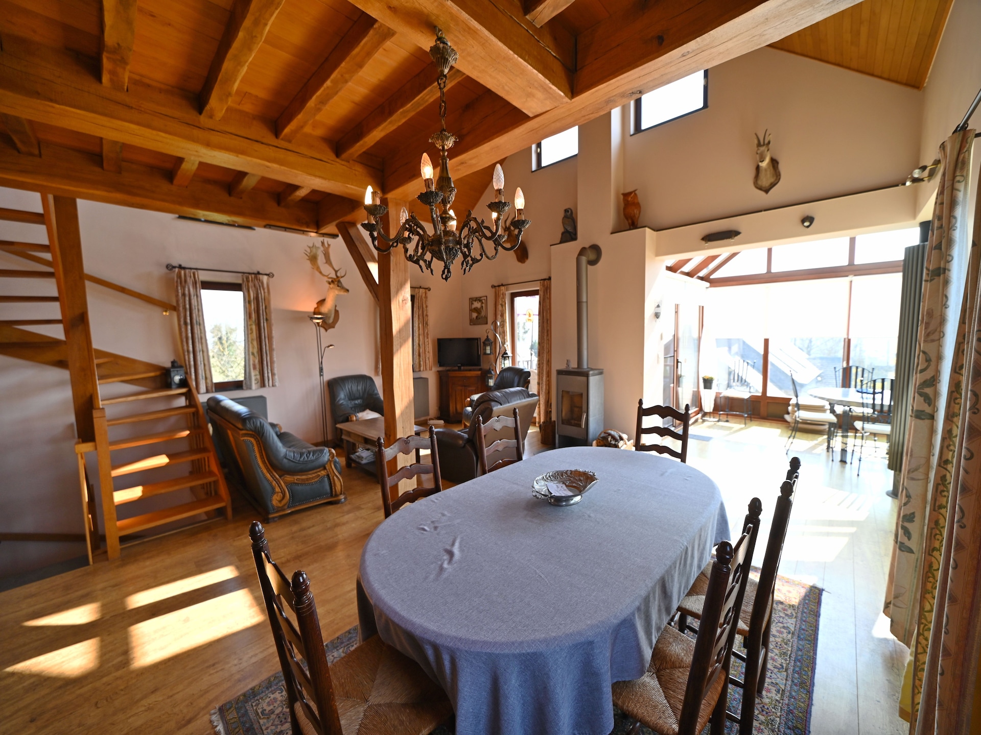 Ruim vakantiehuis Hibou in Noiseux voor 8 personen - foto 9