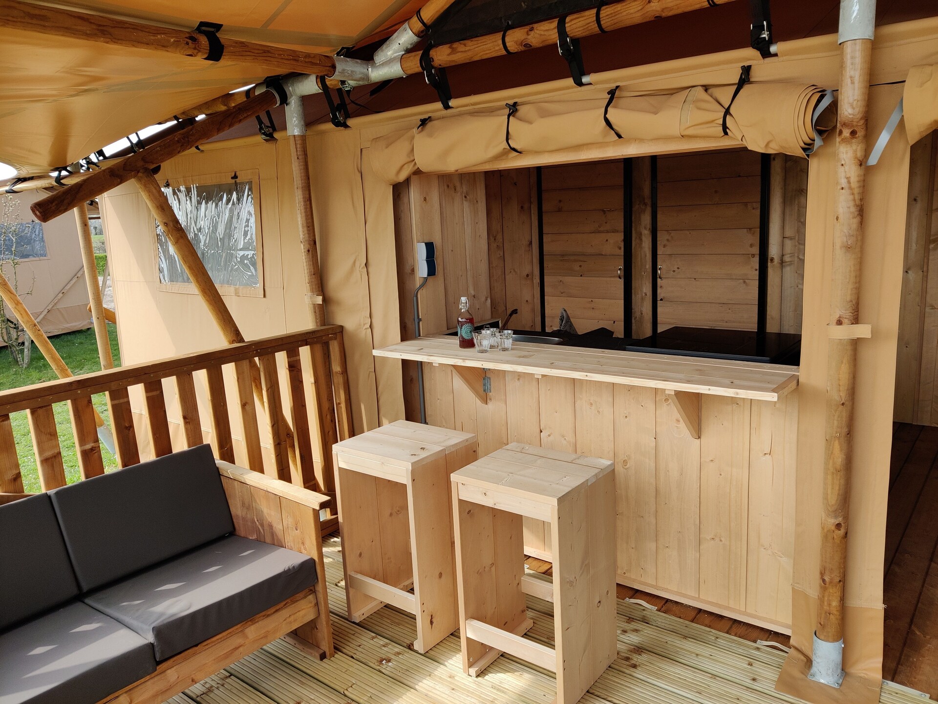 Luxe groepsglamping in 3 tenten aan het Kuinderbos voor 15 personen - foto 4