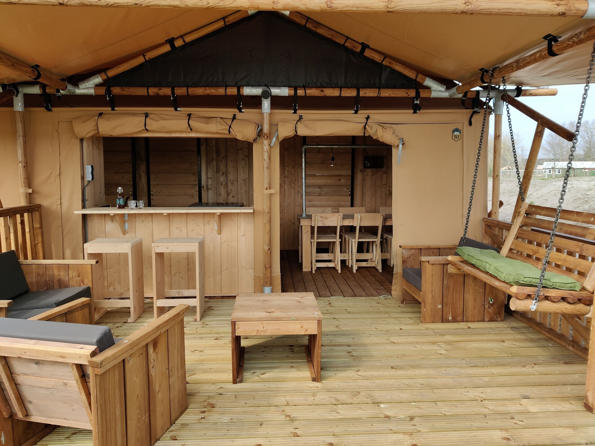 Luxe groepsglamping in 3 tenten aan het Kuinderbos voor 15 personen - foto 8