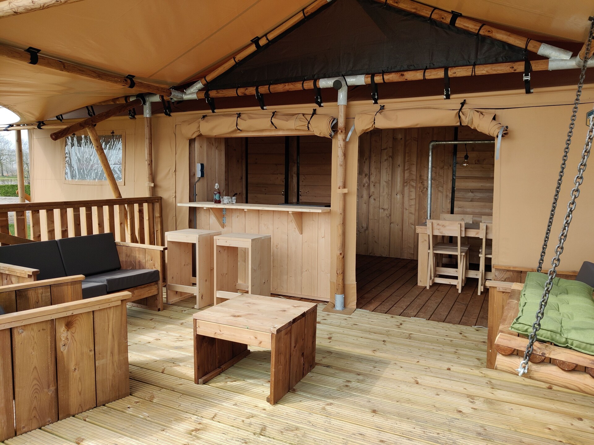 Luxe groepsglamping in 3 tenten aan het Kuinderbos voor 15 personen - foto 9