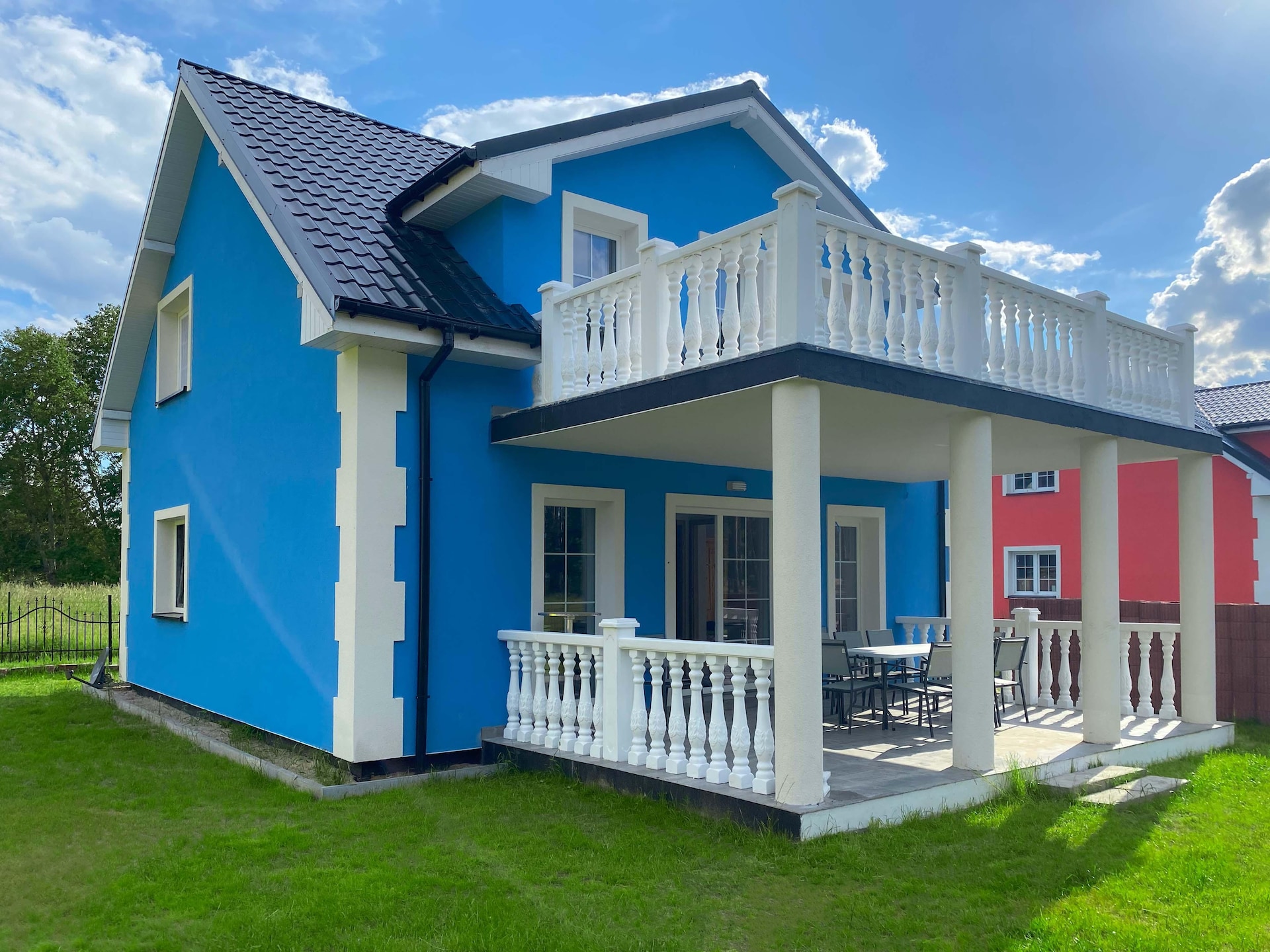 Op 450 m van het strand: ruim vakantiehuis in Nowe Warpno voor 10 personen - foto 1