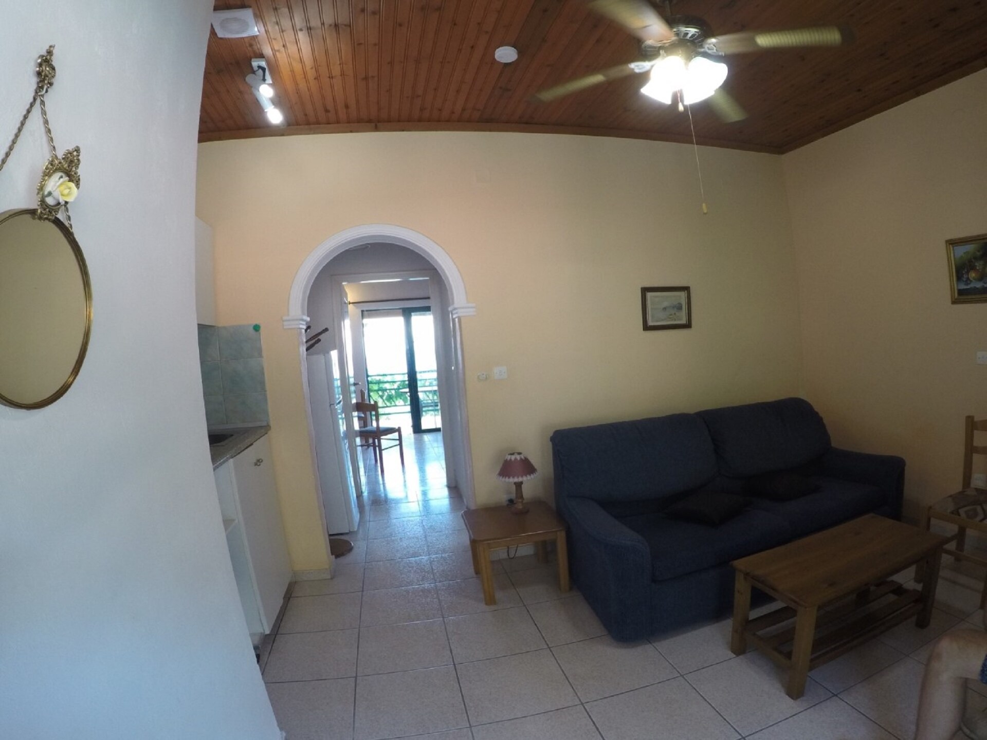 Zonnig appartement met zwembad en uitzicht op zee in Benitses - foto 3