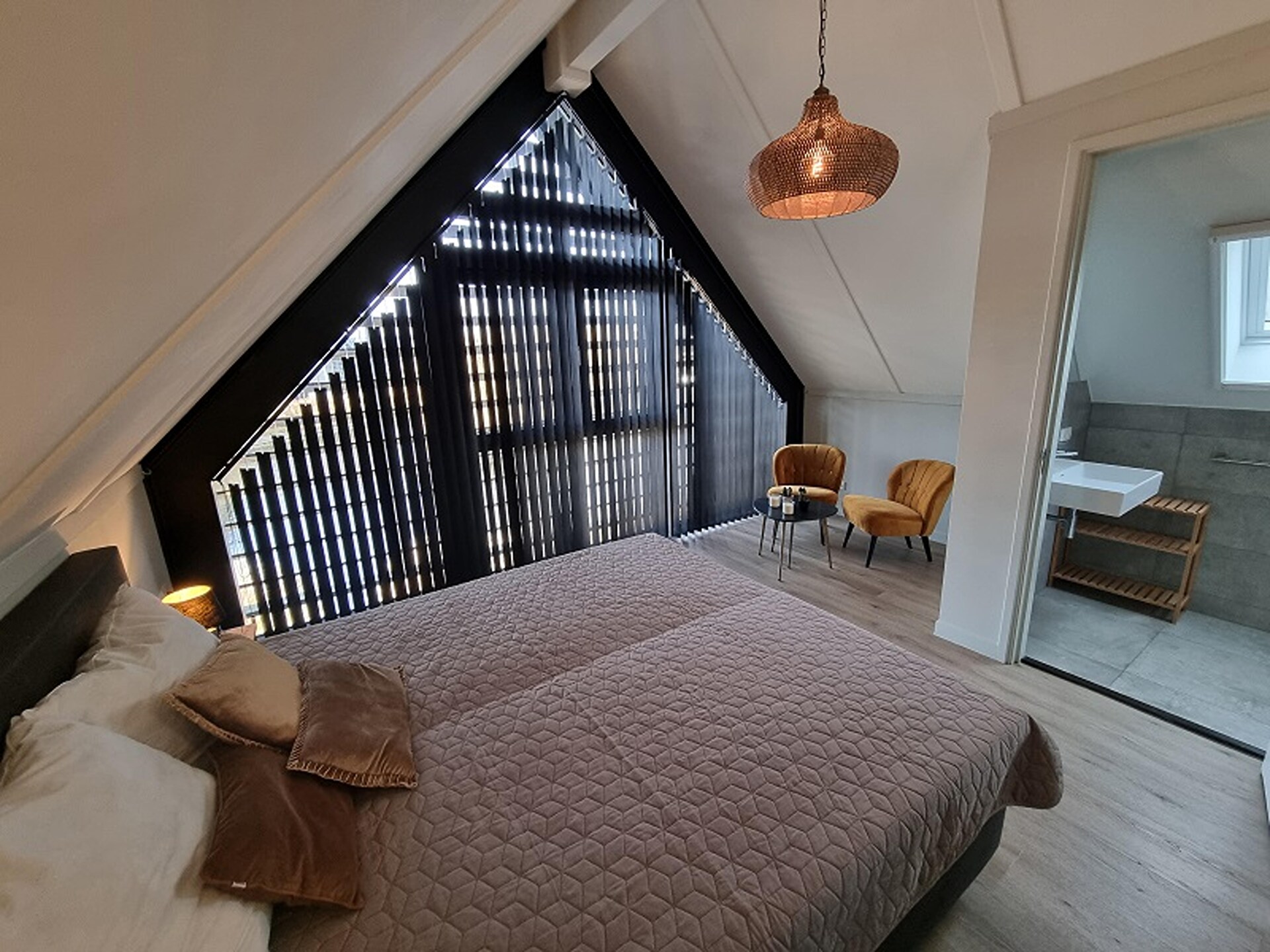 Luxe watervilla aan Slotermeer in Balk – 8 personen, eigen aanlegsteiger - foto 32