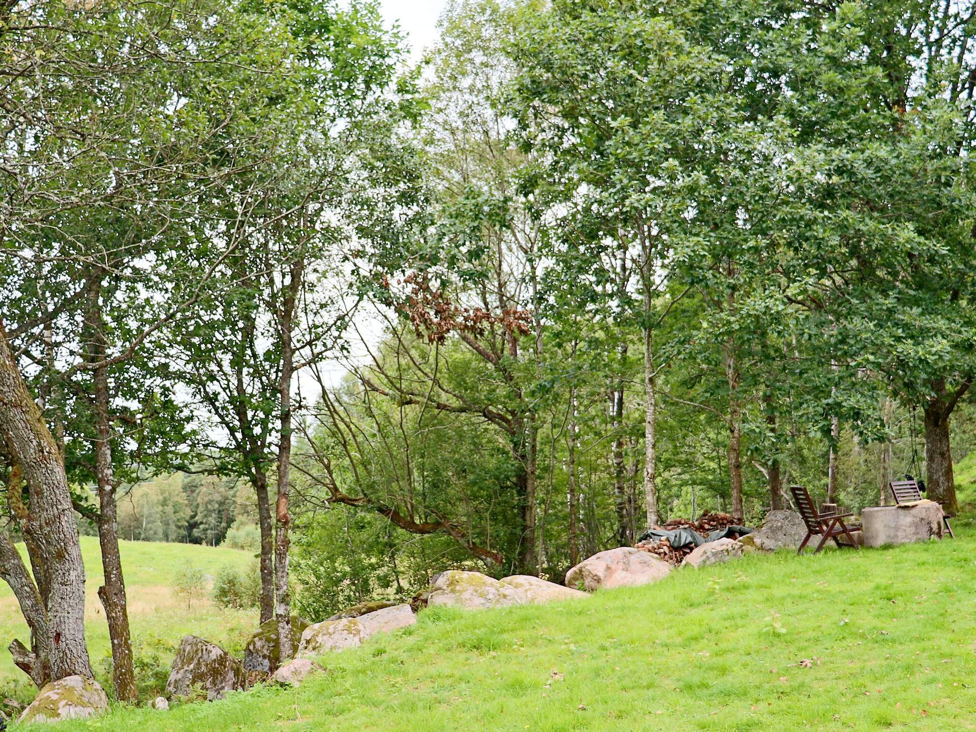 Vrijstaand vakantiehuis met houtgestookte whirlpool nabij golfbaan in Knäred - foto 13
