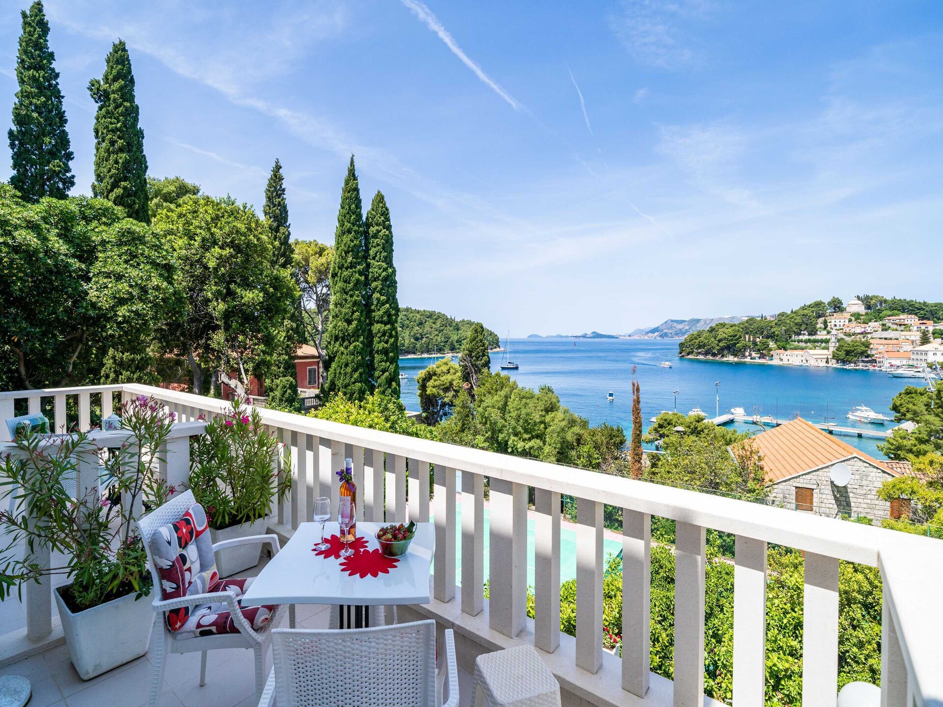 Studio met zeezichtbalkon op 100m van het strand in Cavtat - foto 12