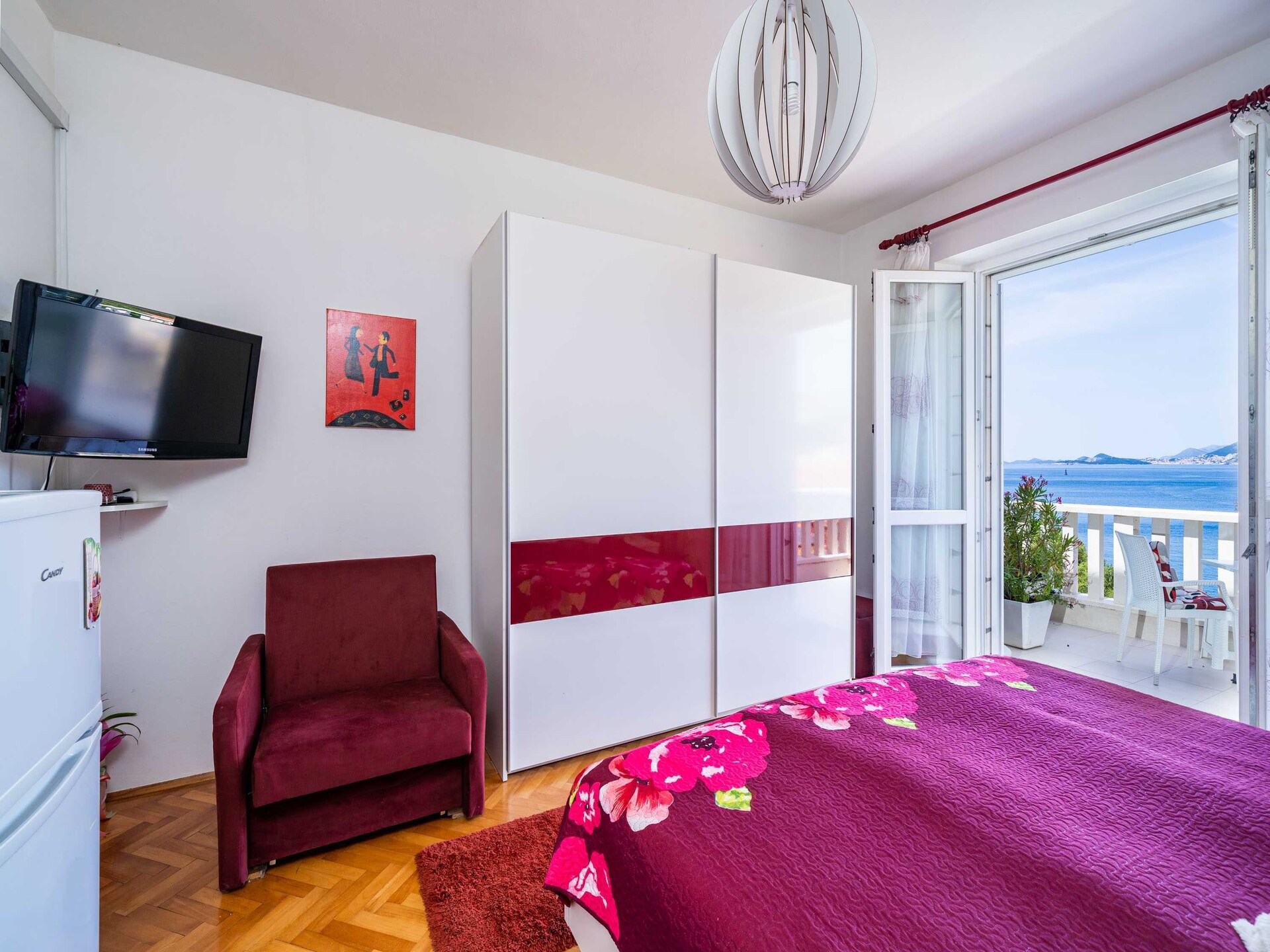Studio met zeezichtbalkon op 100m van het strand in Cavtat - foto 5