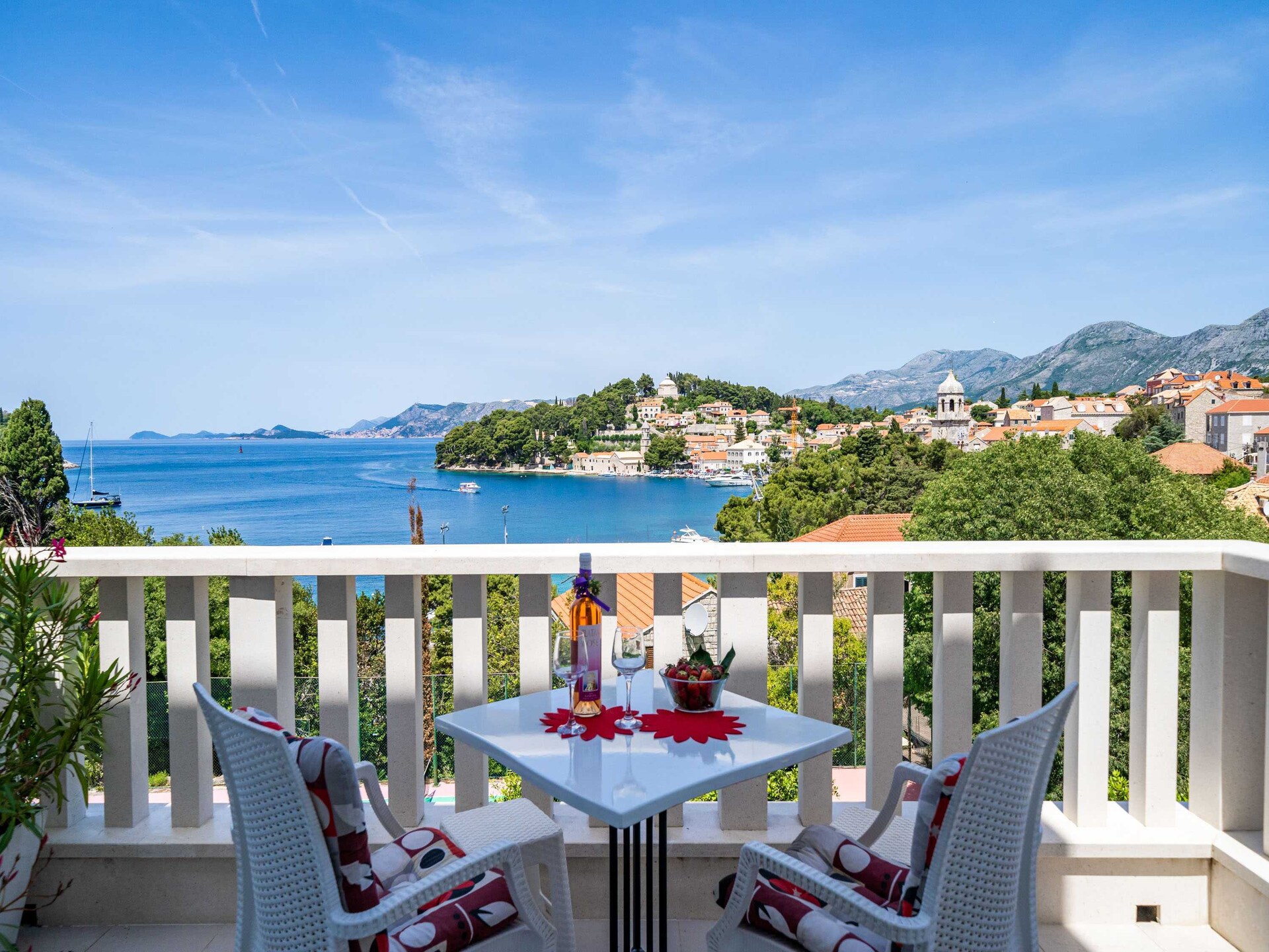 Studio met zeezichtbalkon op 100m van het strand in Cavtat - foto 14