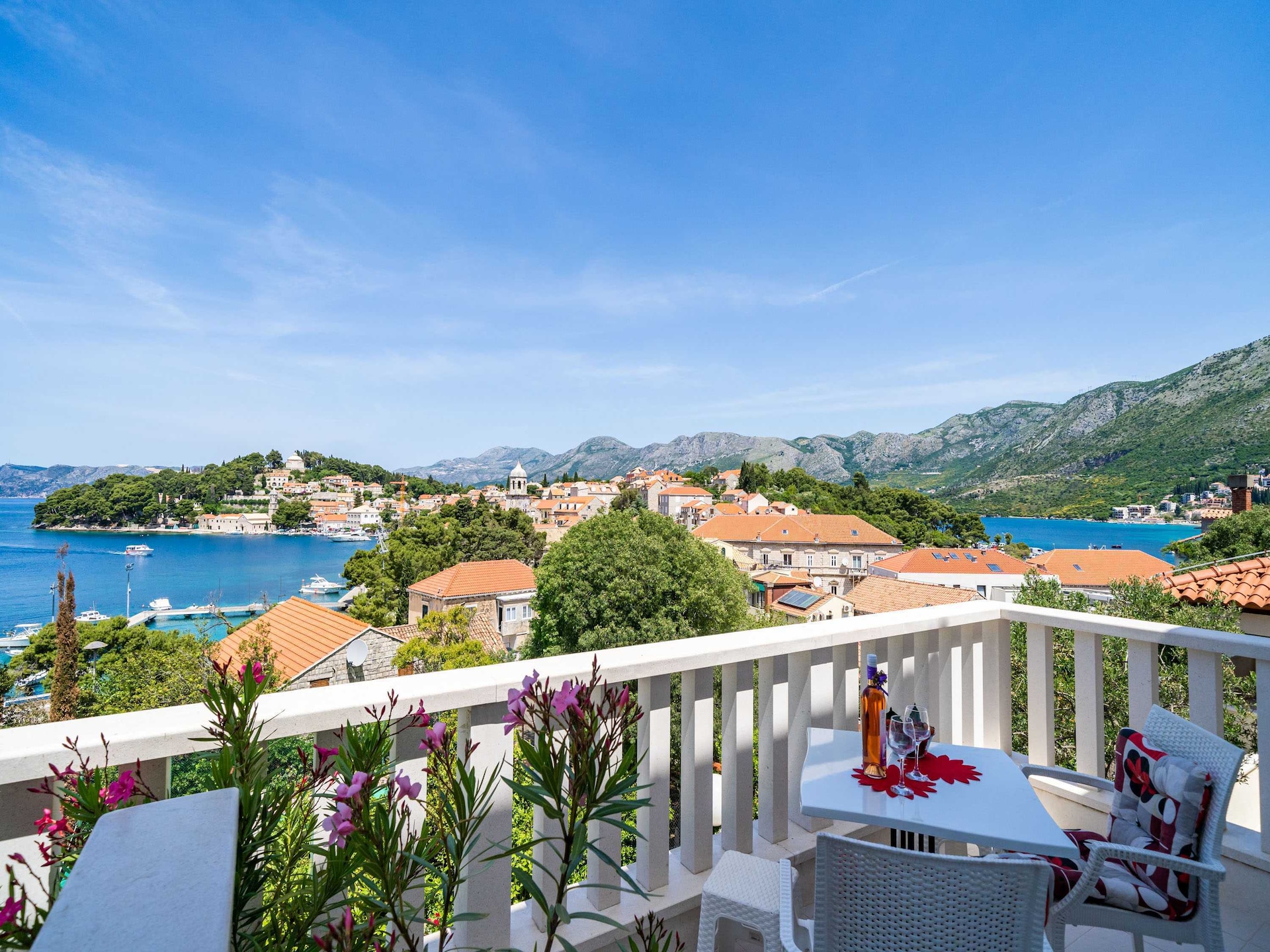Studio met zeezichtbalkon op 100m van het strand in Cavtat - foto 15