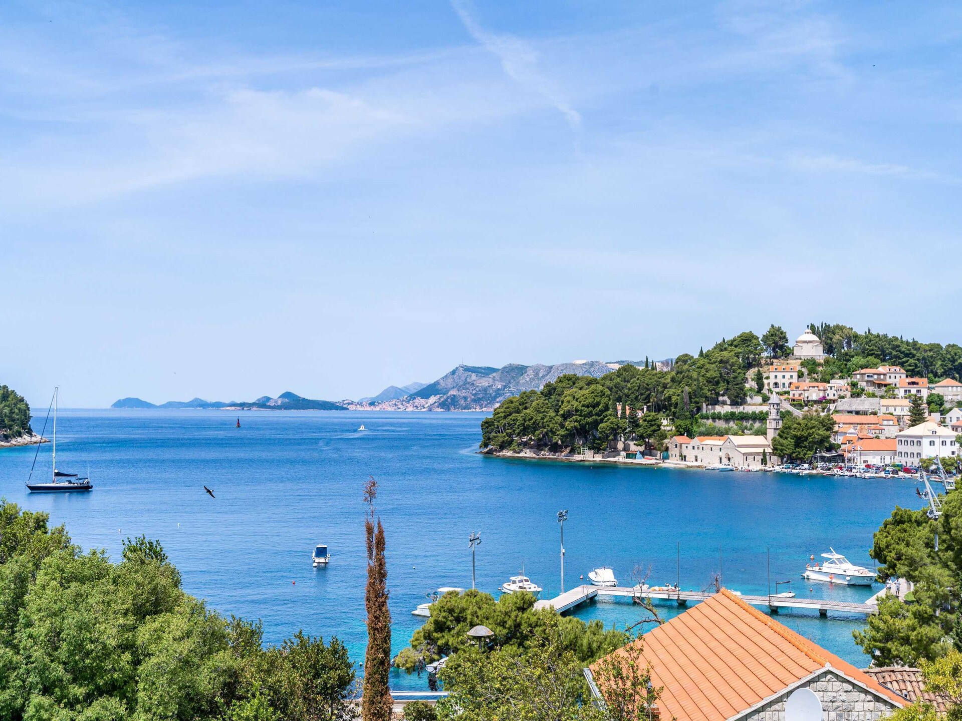 Studio met zeezichtbalkon op 100m van het strand in Cavtat - foto 32