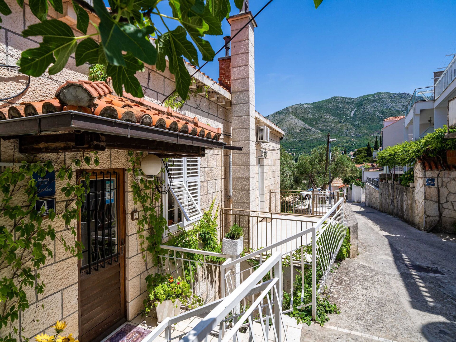 Studio met zeezichtbalkon op 100m van het strand in Cavtat - foto 35