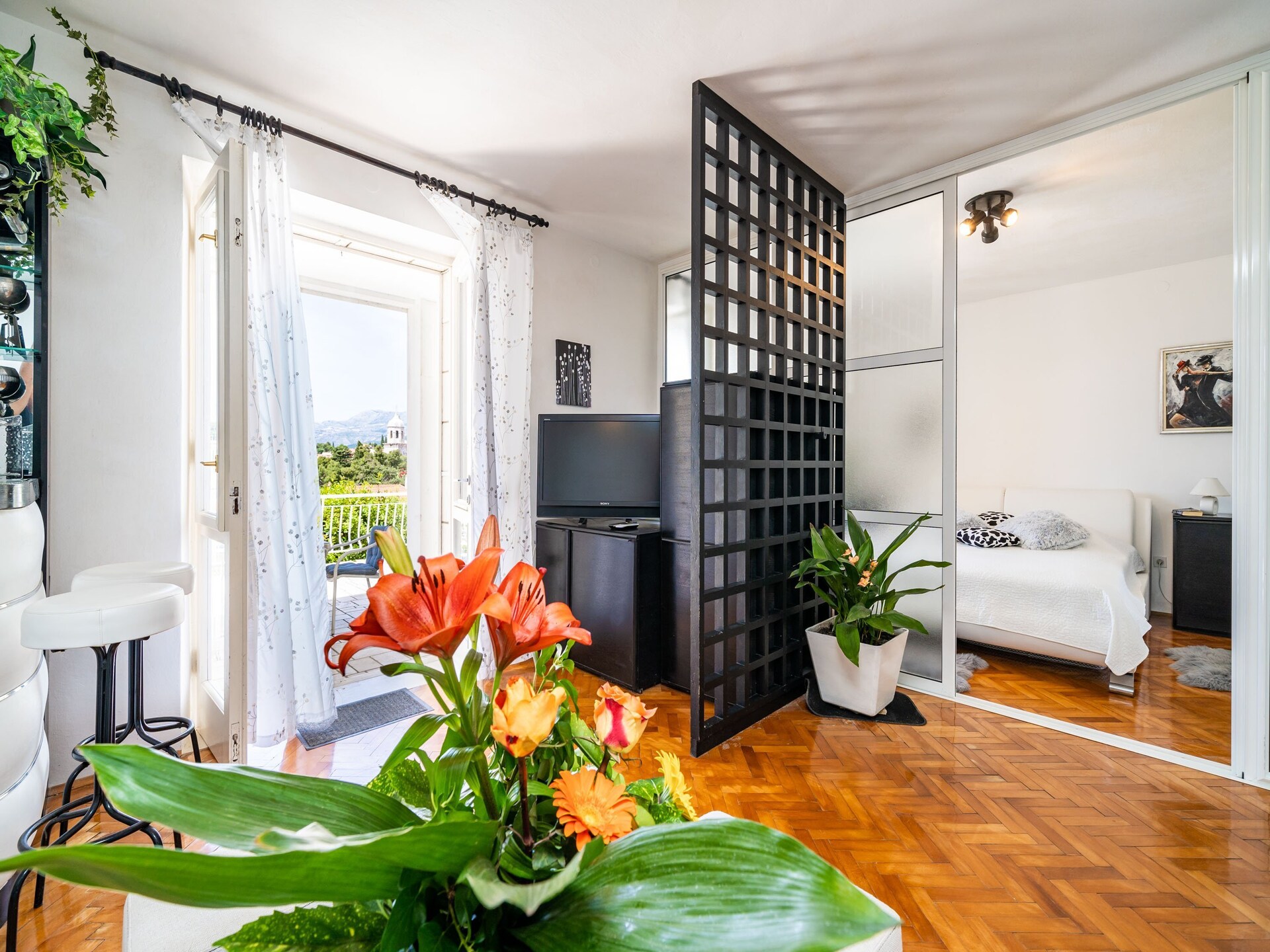 Ruim appartement met zeezicht en terras op 100 meter van het strand in Cavtat - foto 7