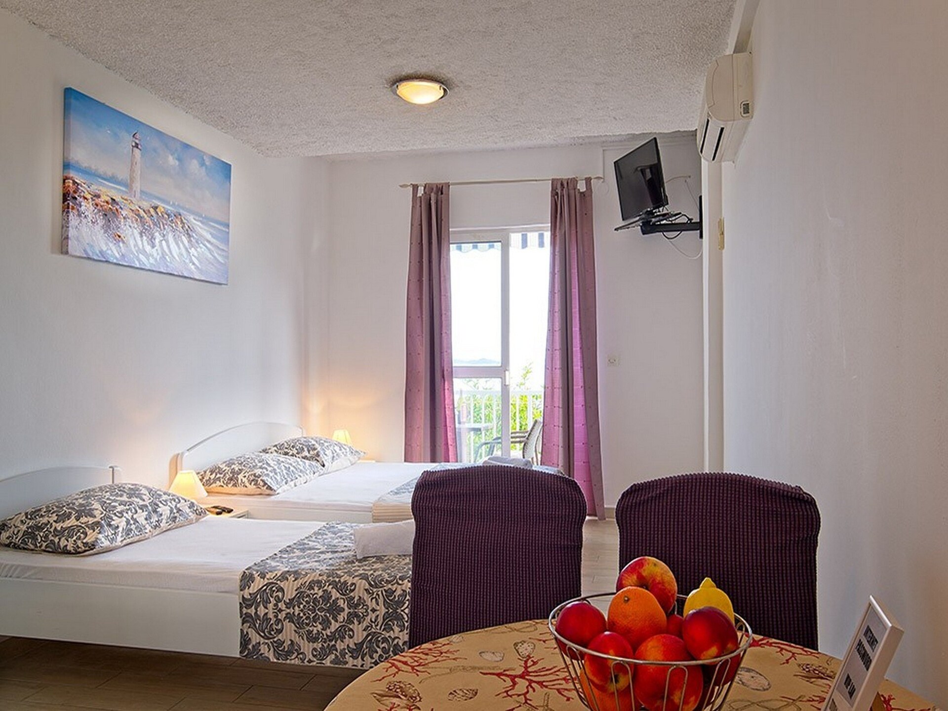 Studio met balkon en zeezicht in Mlini, 200m van strand - foto 14