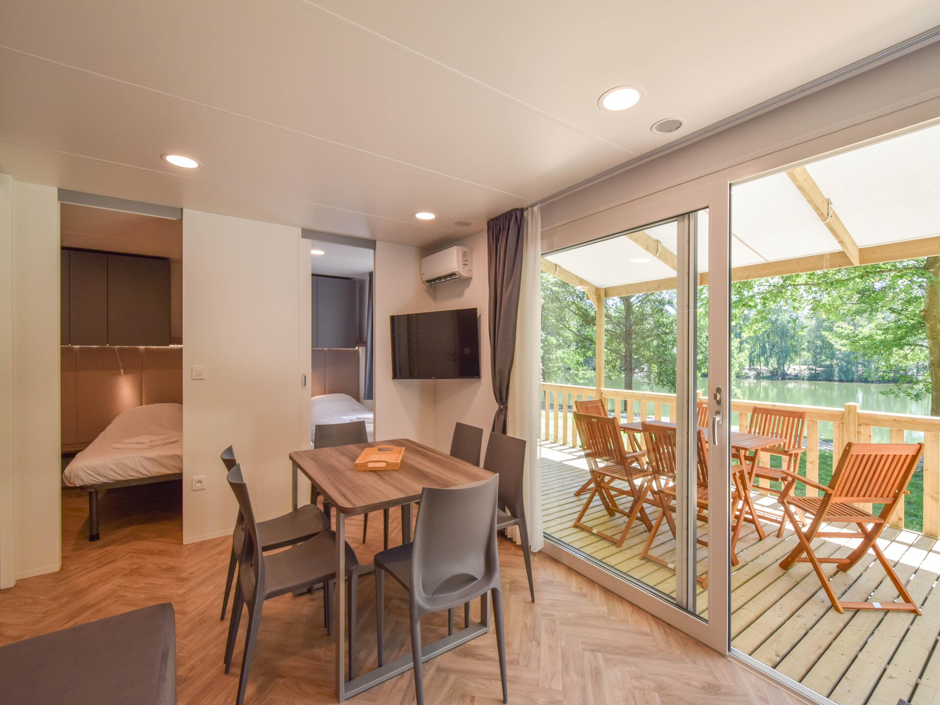 Chalet aan het meer in de Dordogne met zwembad, 6 personen - foto 3