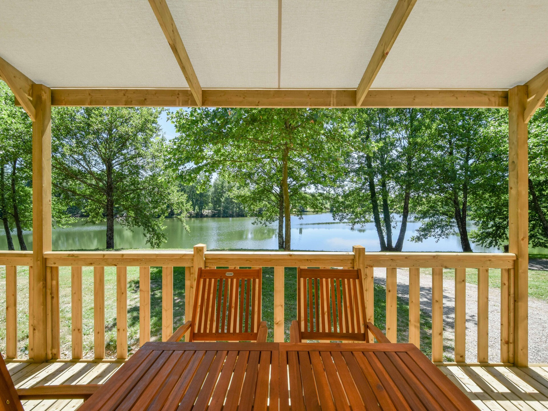 Chalet aan het meer in de Dordogne met zwembad, 6 personen - foto 21