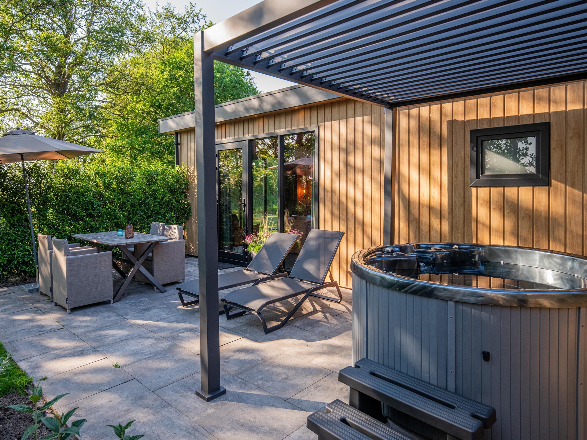 Wellnesslodge Scholekster: privé-jacuzzi in Drentse natuur - foto 23