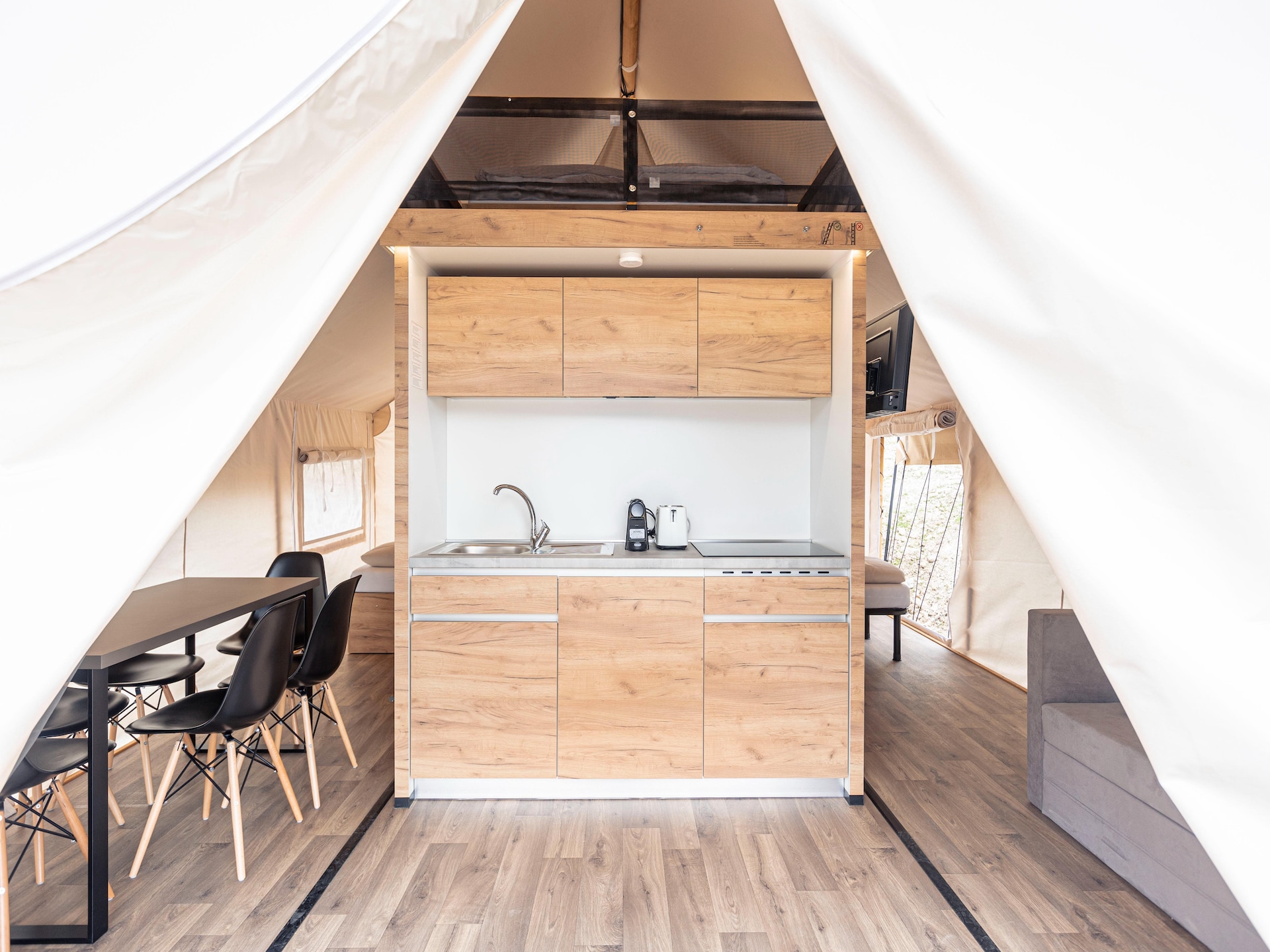 Luxe safaritent voor 6 personen in Kötschach-Mauthen - foto 13