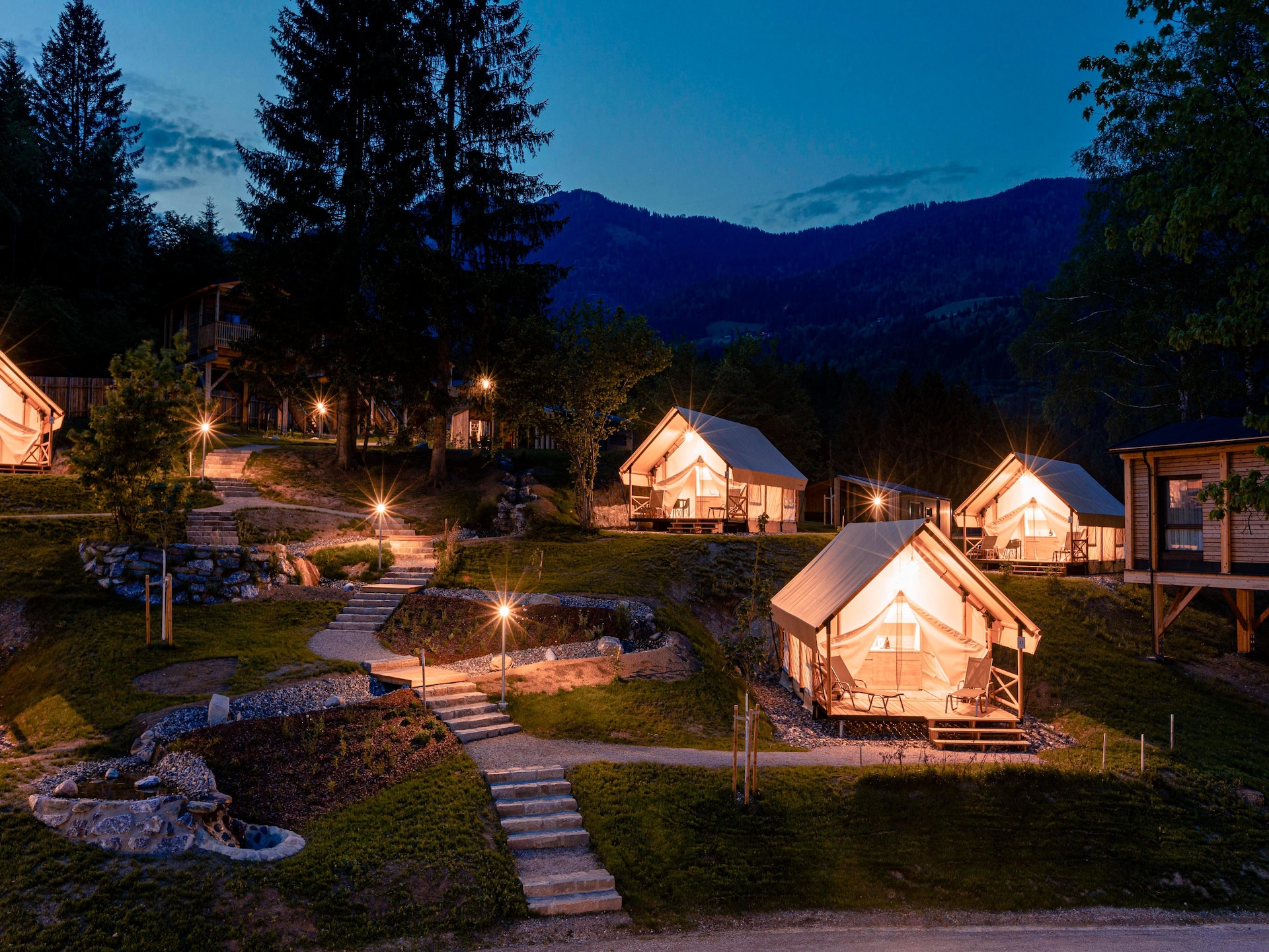 Luxe safaritent voor 6 personen in Kötschach-Mauthen - foto 4