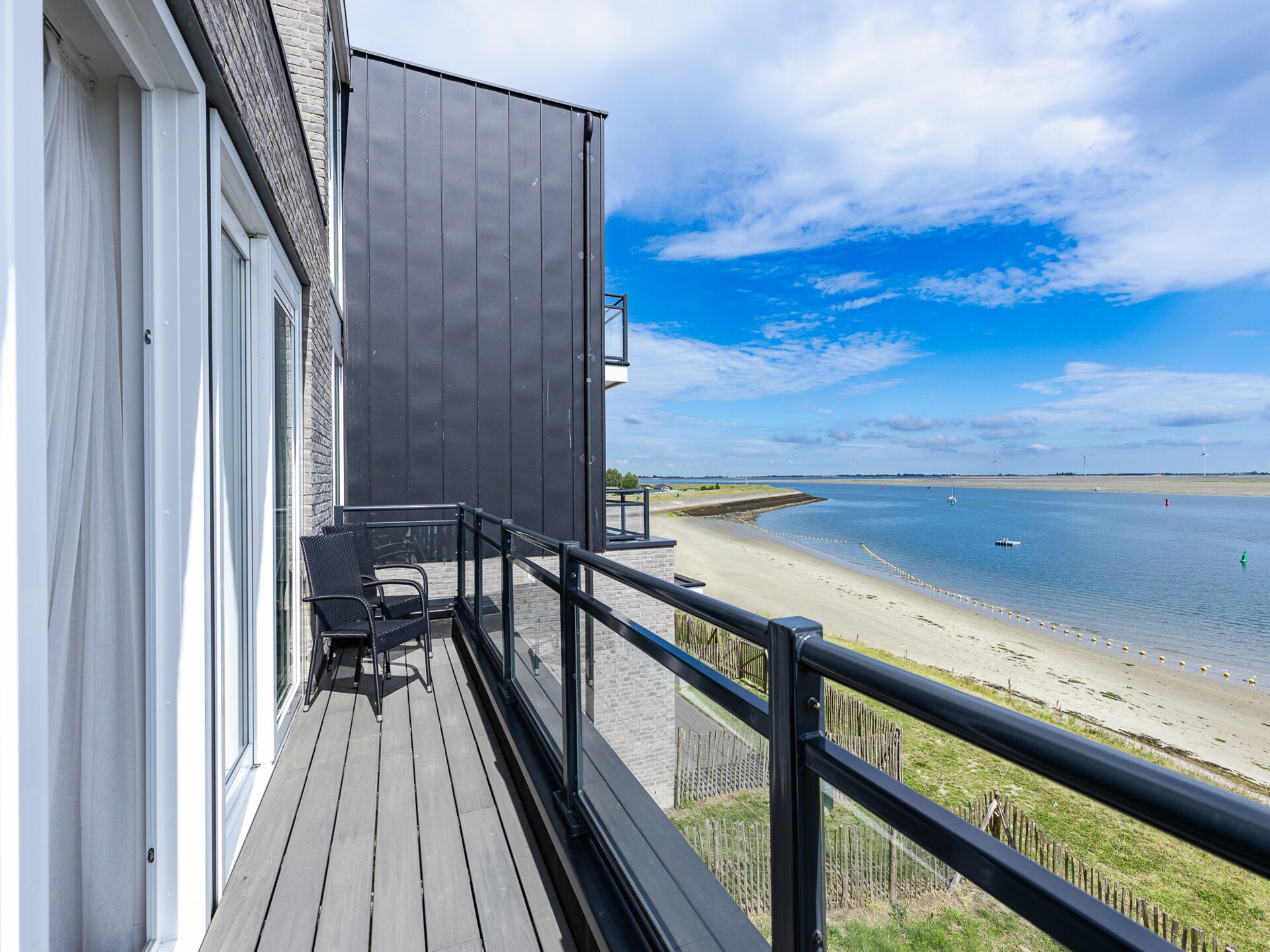 Appartement Vista Maris 22: panoramisch uitzicht over jachthaven en Schelde - foto 62