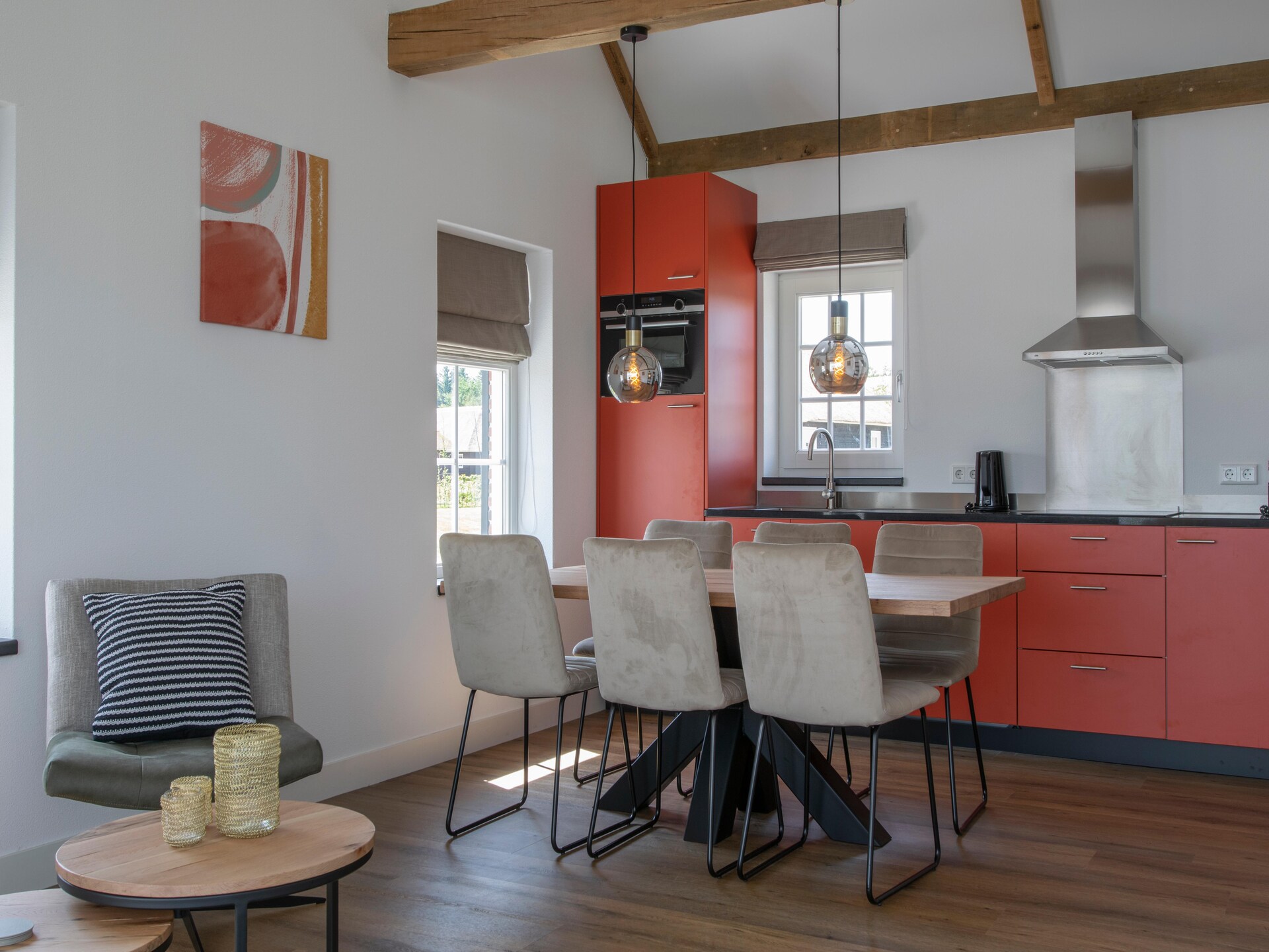 Luxe rietgedekte villa met tuin op vakantiepark in Someren, Brabant - foto 4