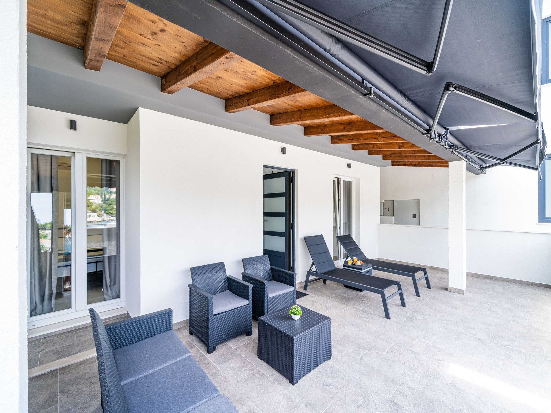 Appartement met terras en zeezicht direct aan zee in Molunat - foto 42