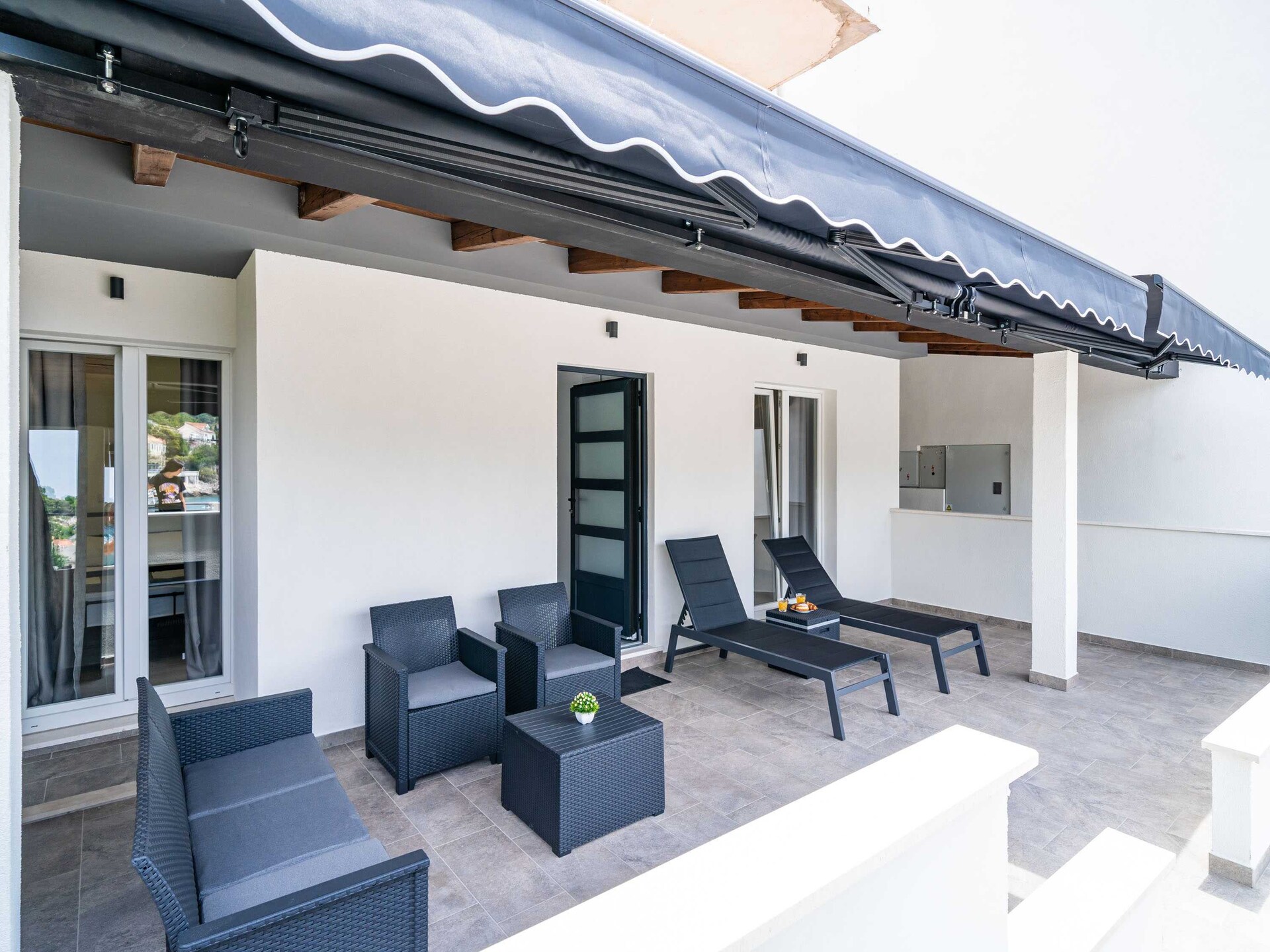 Appartement met terras en zeezicht direct aan zee in Molunat - foto 30