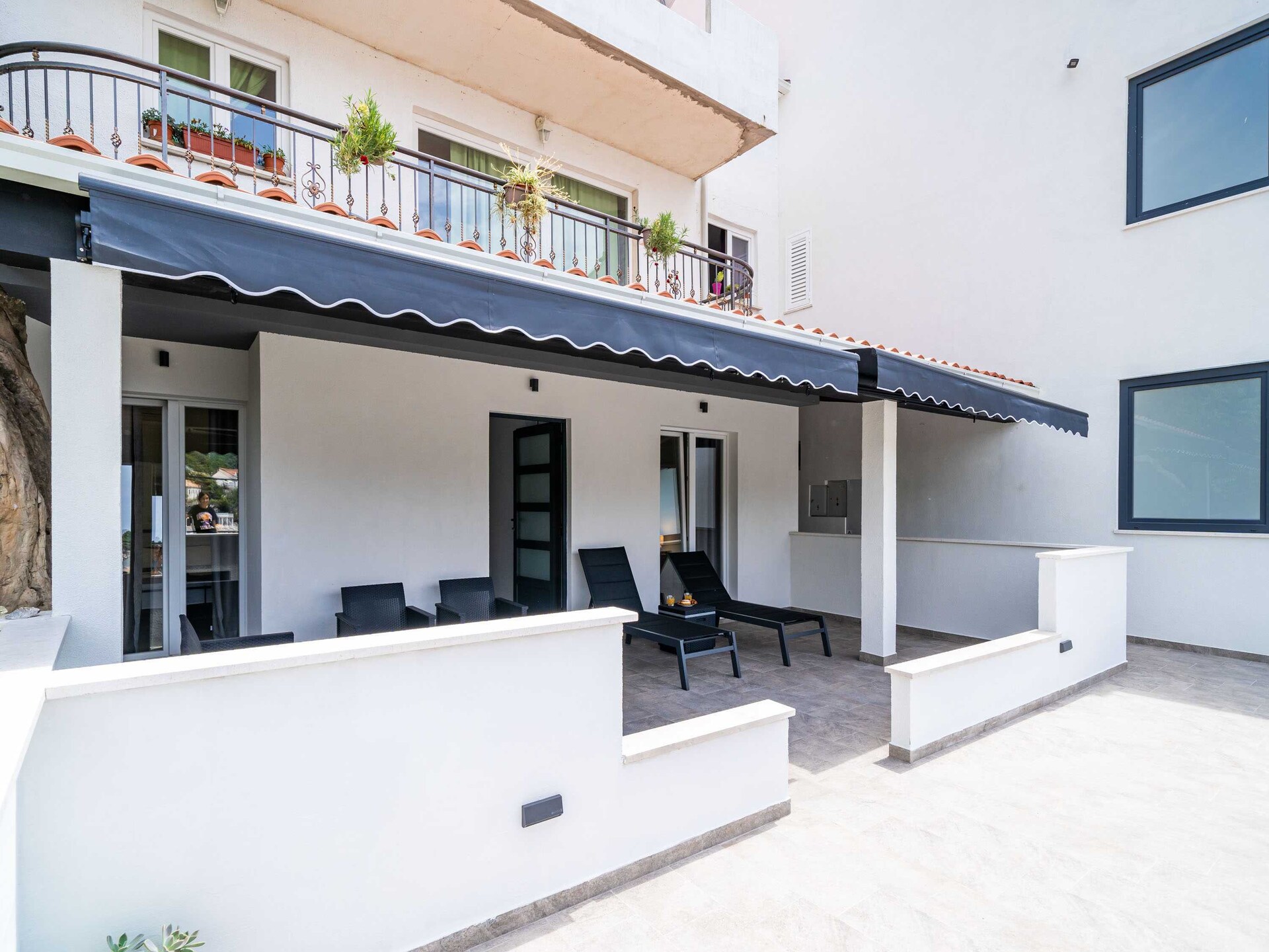 Appartement met terras en zeezicht direct aan zee in Molunat - foto 28