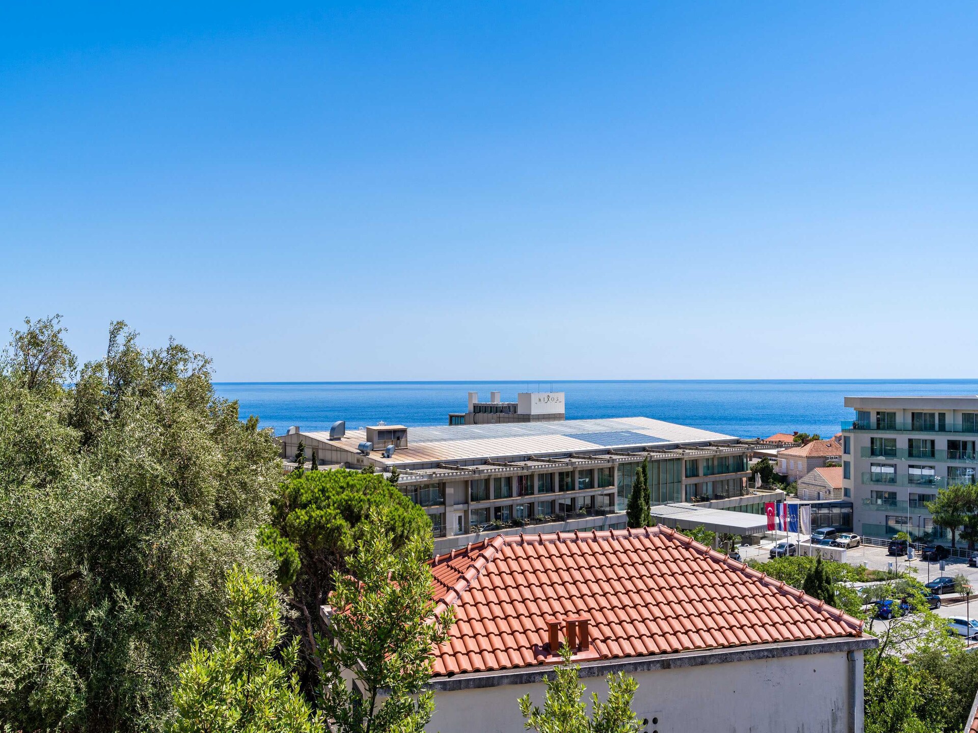 Dubrovnik kamer met zeezicht en gedeeld terras op loopafstand van strand - foto 30