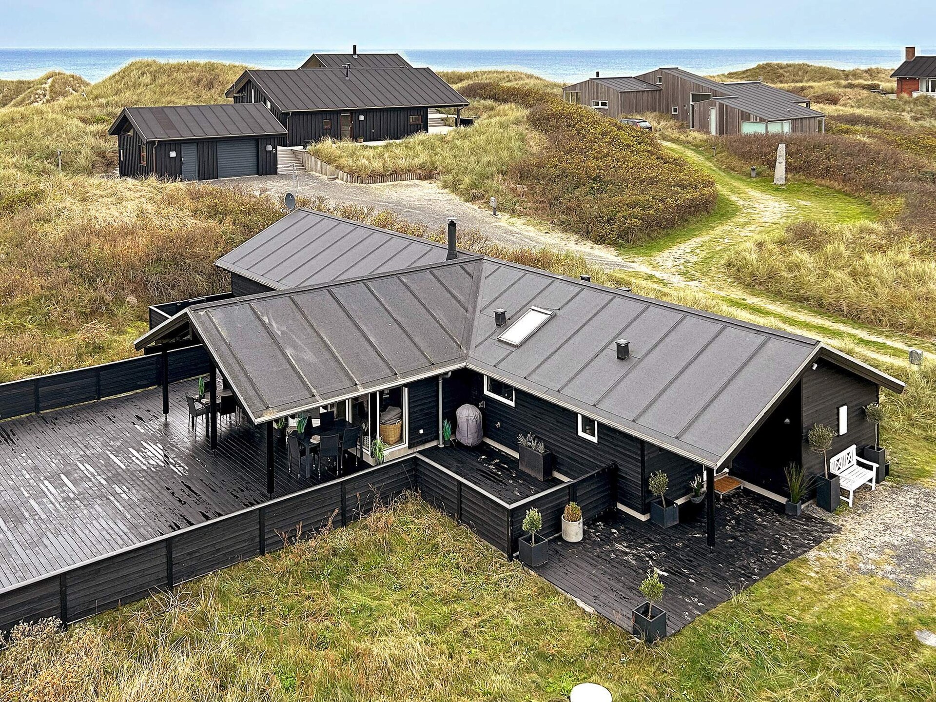 Vrijstaand vakantiehuis met sauna en whirlpool op 170m van Grønhøj Strand - foto 2