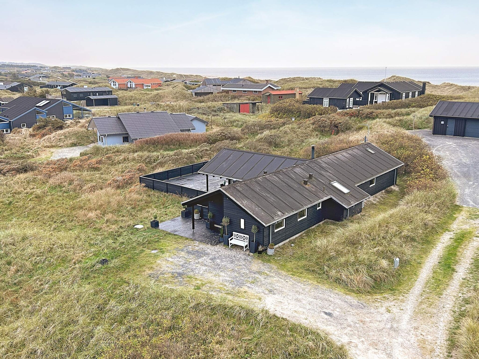 Vrijstaand vakantiehuis met sauna en whirlpool op 170m van Grønhøj Strand - foto 27