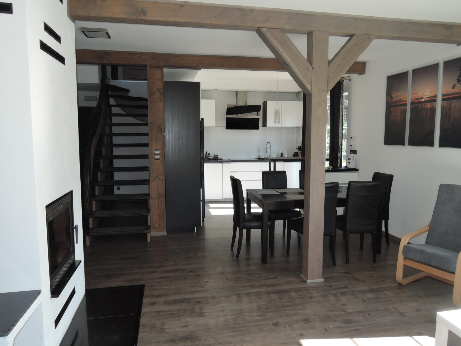 Ruim houten vakantiehuis voor 8 aan de rand van Kolczewo, vlakbij zee - foto 4