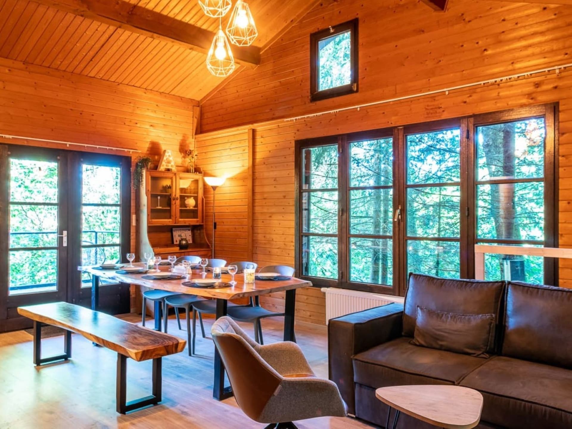 Wellness chalet Blue Wood in Manhay voor 9 personen - foto 1