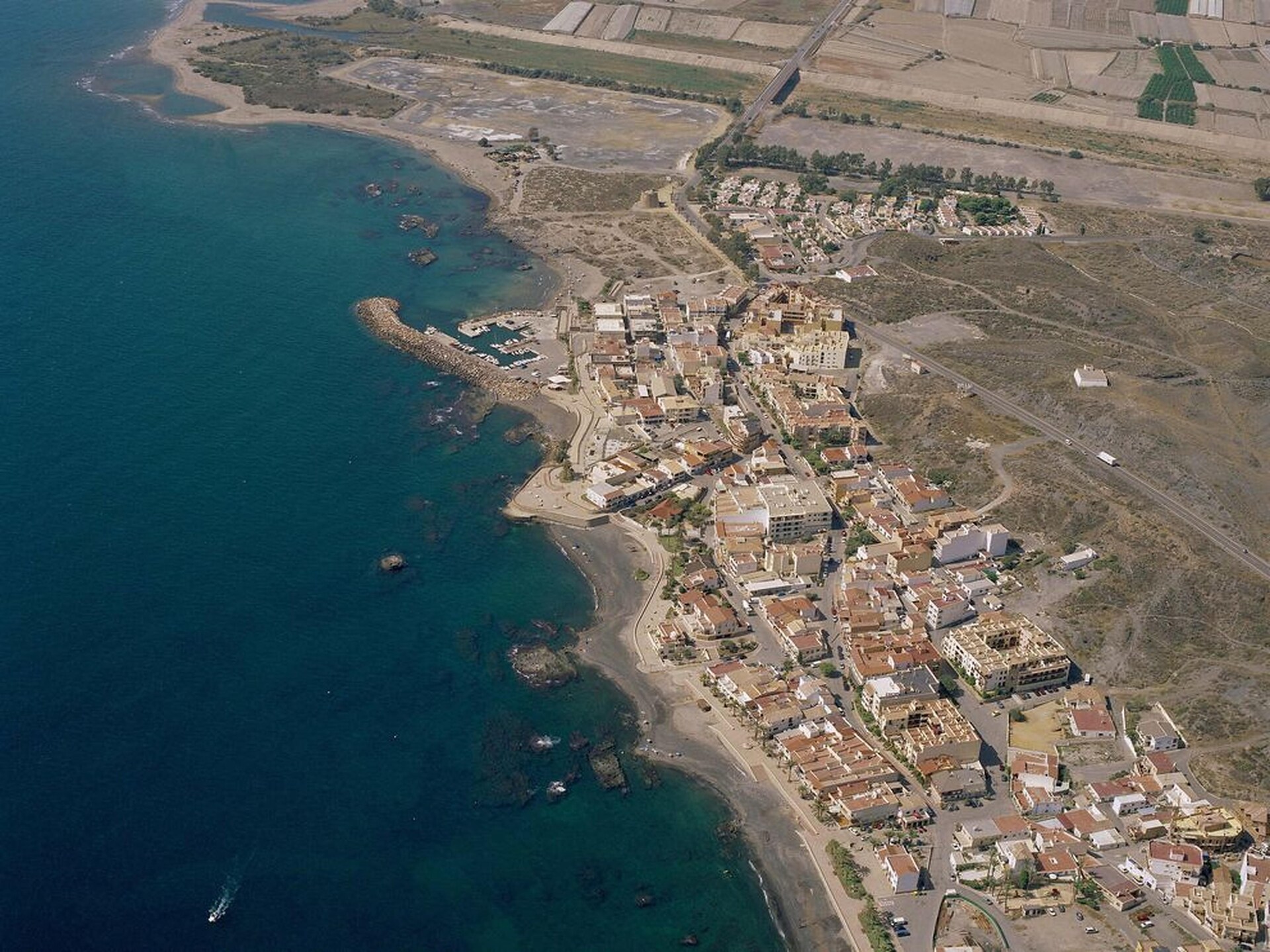 Licht appartement met zeezicht in Villaricos, 500m van Dolores-strand - foto 36