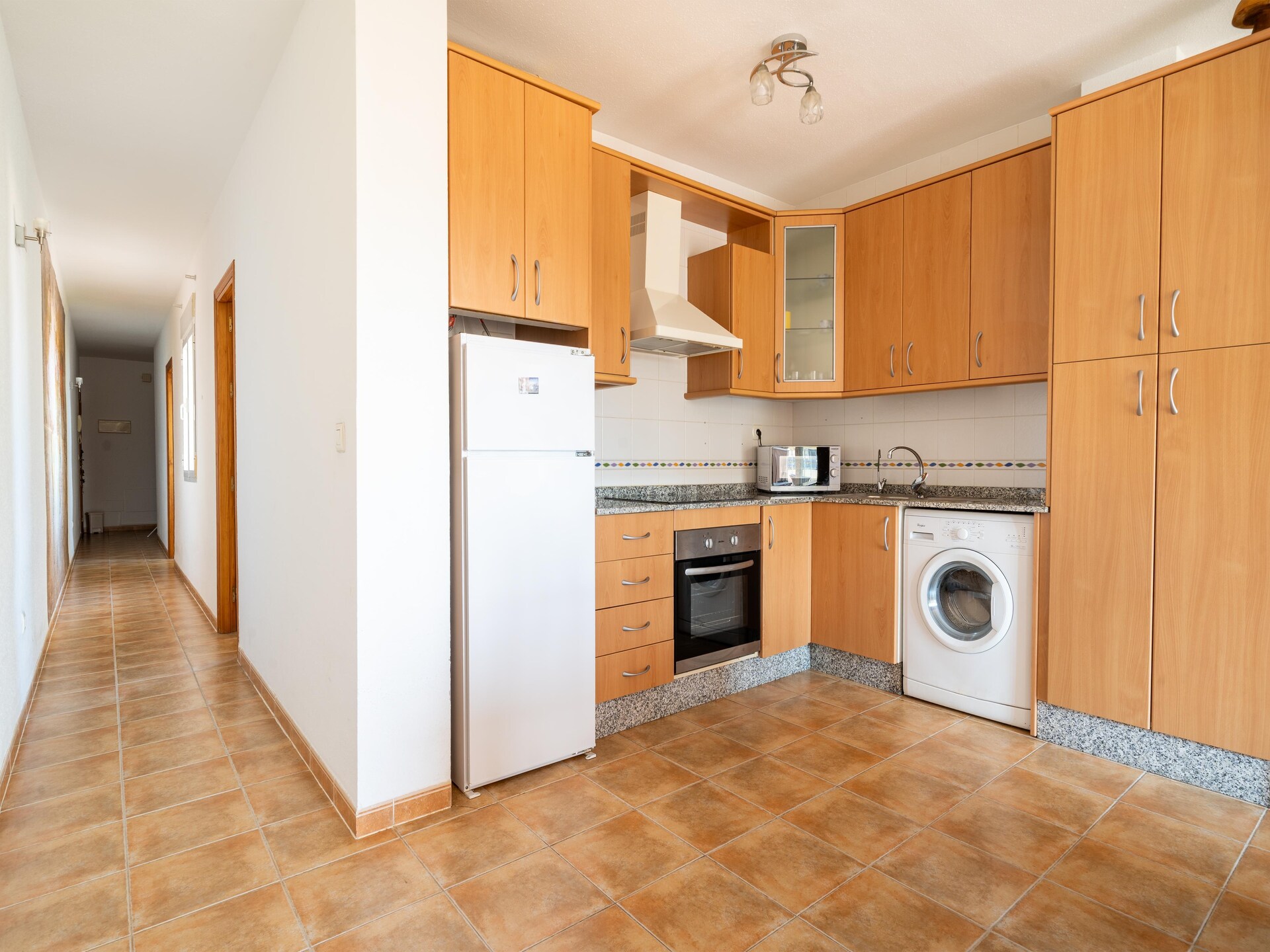 Licht appartement met zeezicht in Villaricos, 500m van Dolores-strand - foto 5