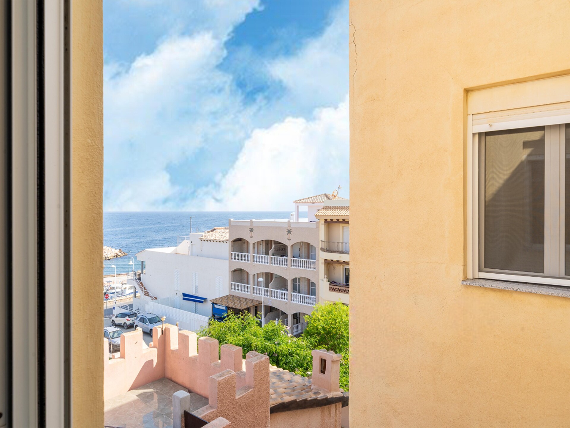 Licht appartement met zeezicht in Villaricos, 500m van Dolores-strand - foto 33