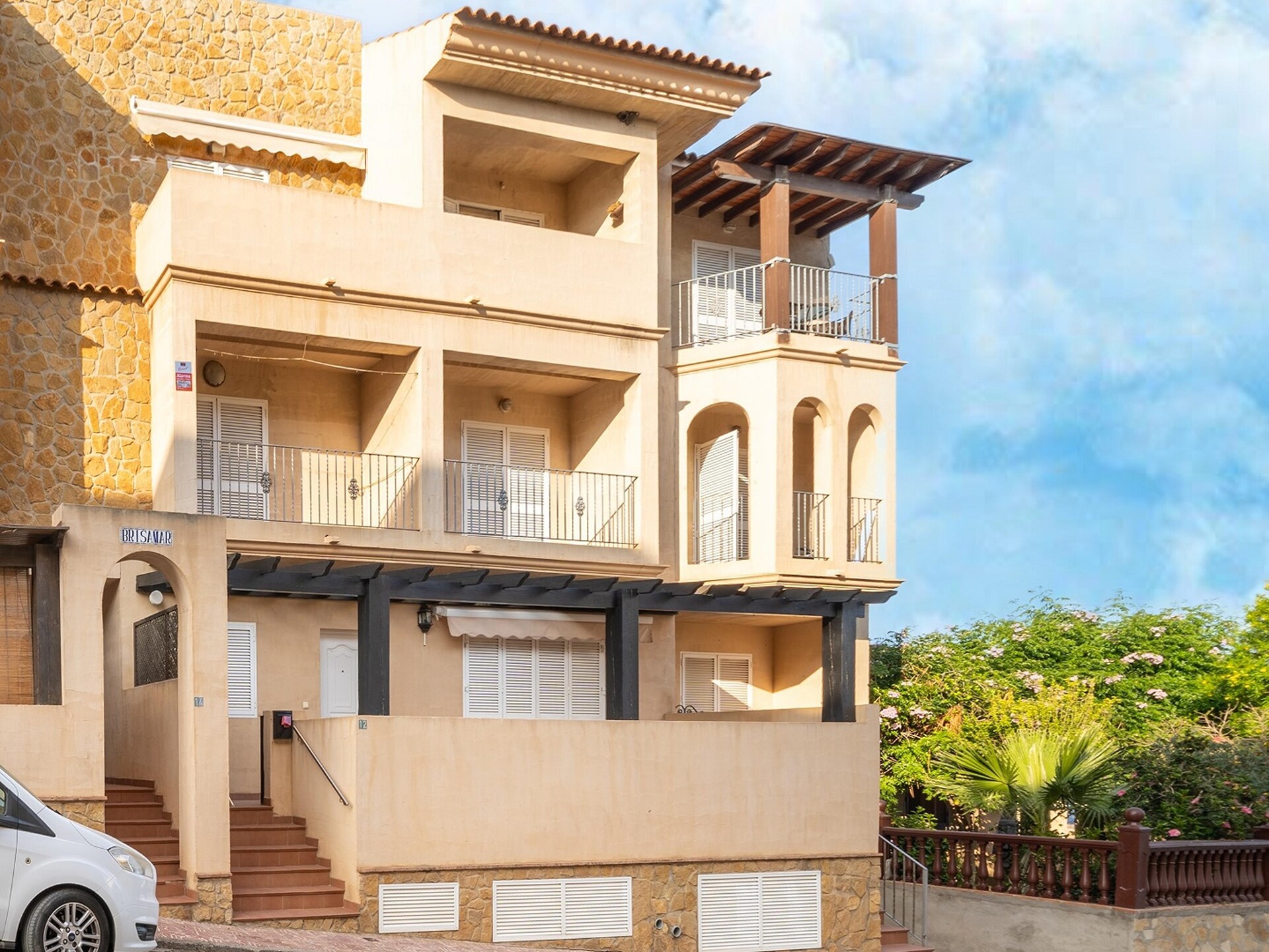 Licht appartement met zeezicht in Villaricos, 500m van Dolores-strand - foto 10