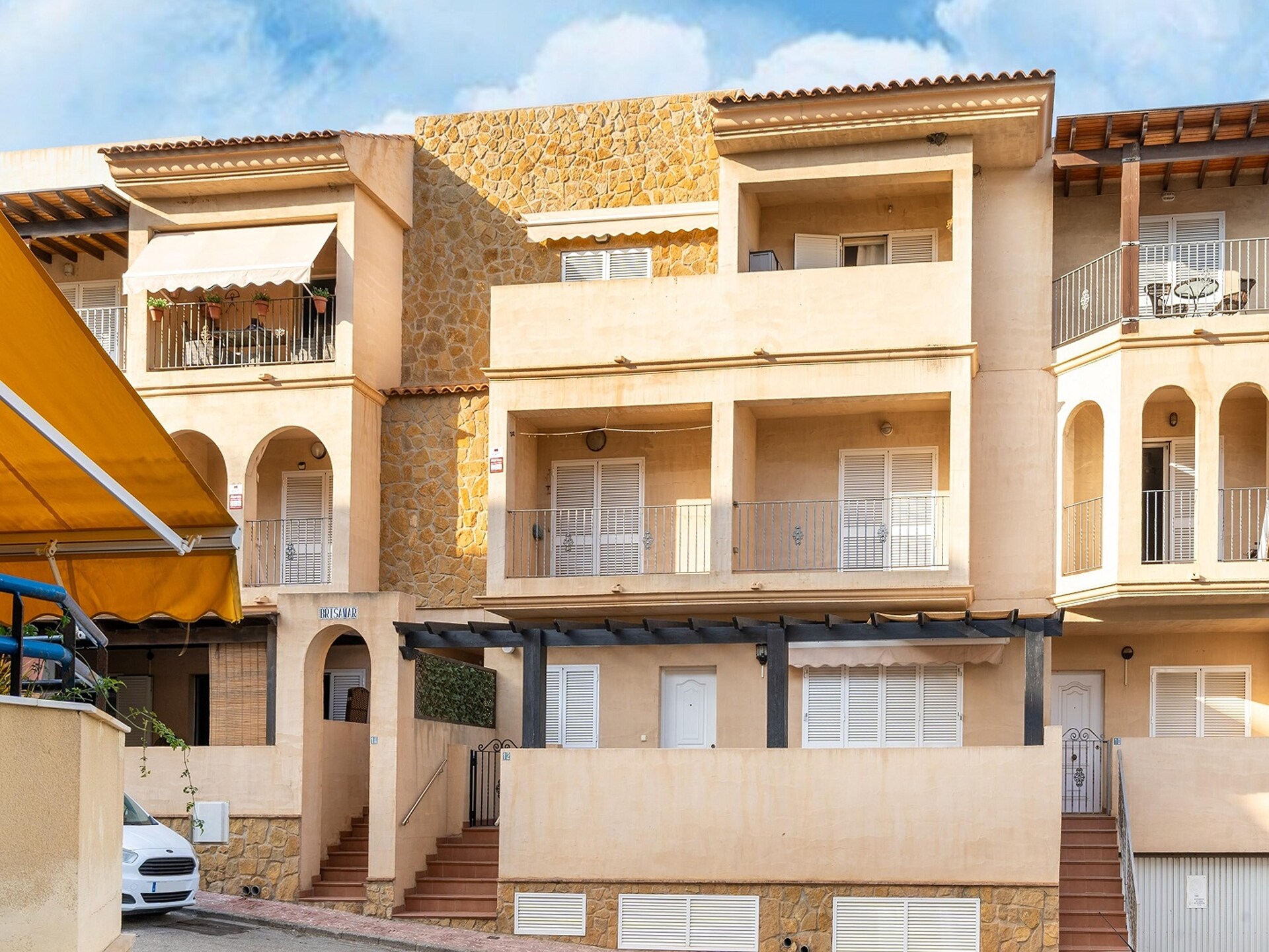 Licht appartement met zeezicht in Villaricos, 500m van Dolores-strand - foto 2